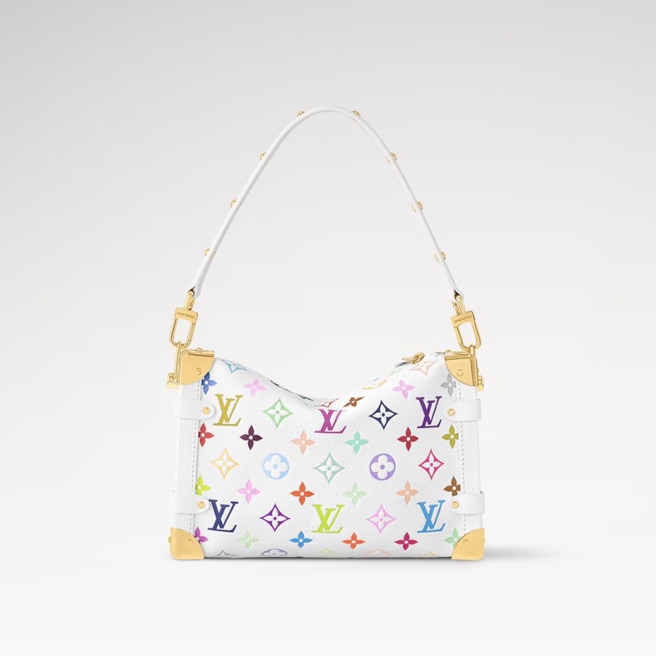 L0vis Vvtt0n LV x TM Side Trunk MM Crossbody Bag 9.4in/ 24cm Multicolored Gold Hardware For Women M14046