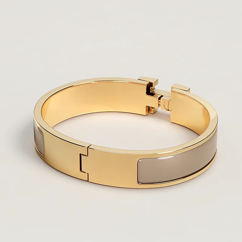 H**me5 Clic H Bracelet Marron Glace Gold Hardware For Women H700001F 19PM