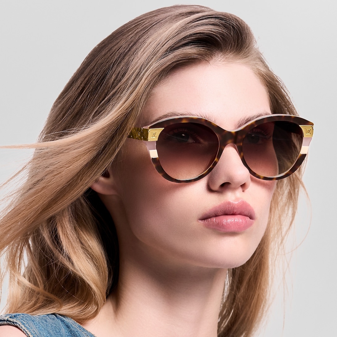 L0vis Vvtt0n LV Petit Soupcon Square Sunglasses Dark Tortoise For Women Z3265W
