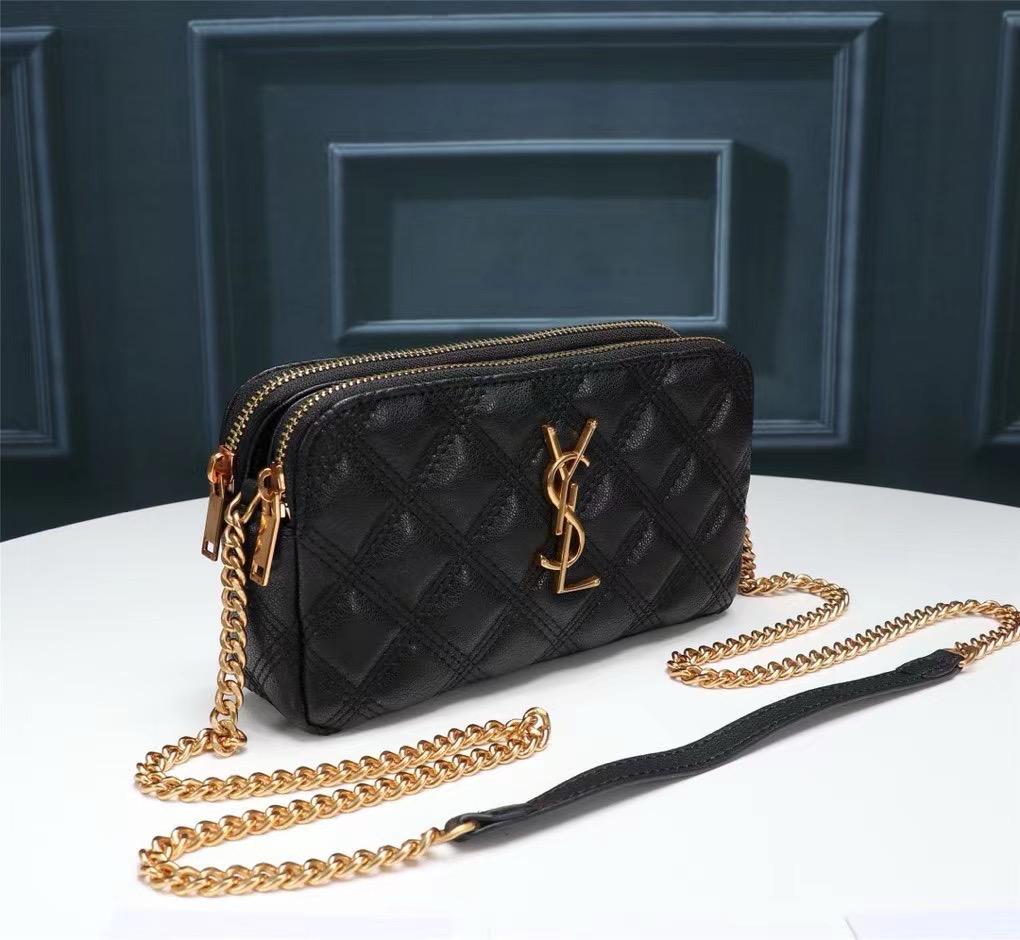 Sa1nt Lau*nt Becky Crossbody Bag Black For Women 7in/18cm Y51 P00533588