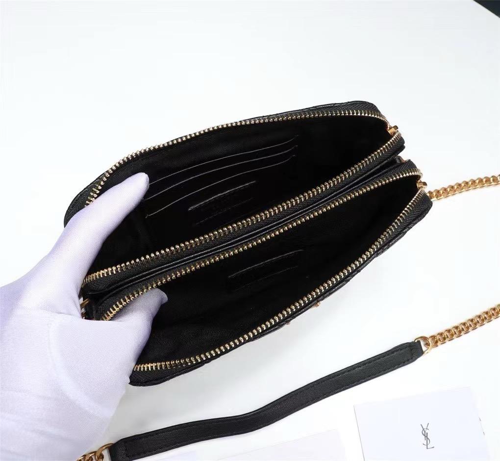 Sa1nt Lau*nt Becky Crossbody Bag Black For Women 7in/18cm Y51 P00533588
