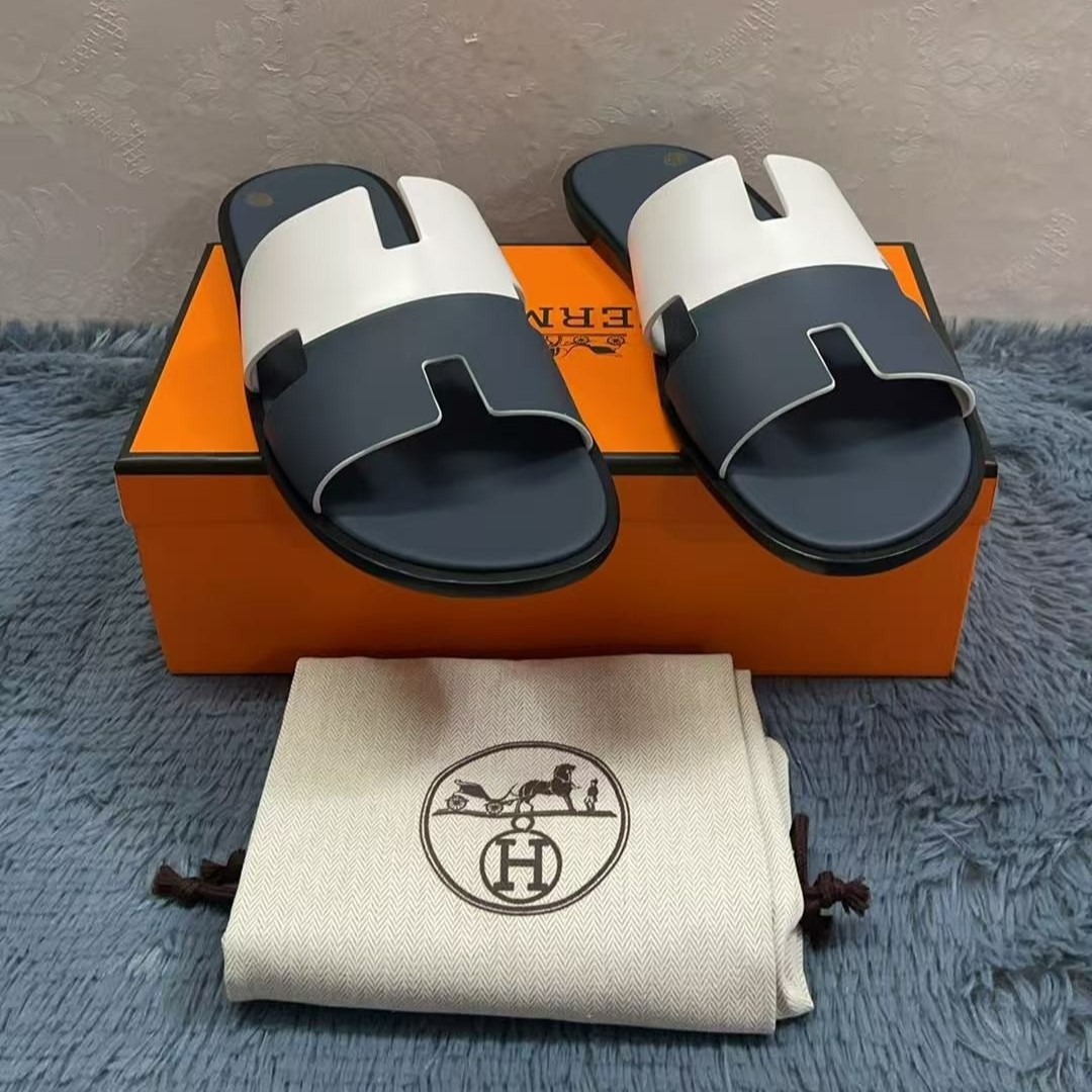 H**me5 Izmir Sandal Navy Blue/White For Men
