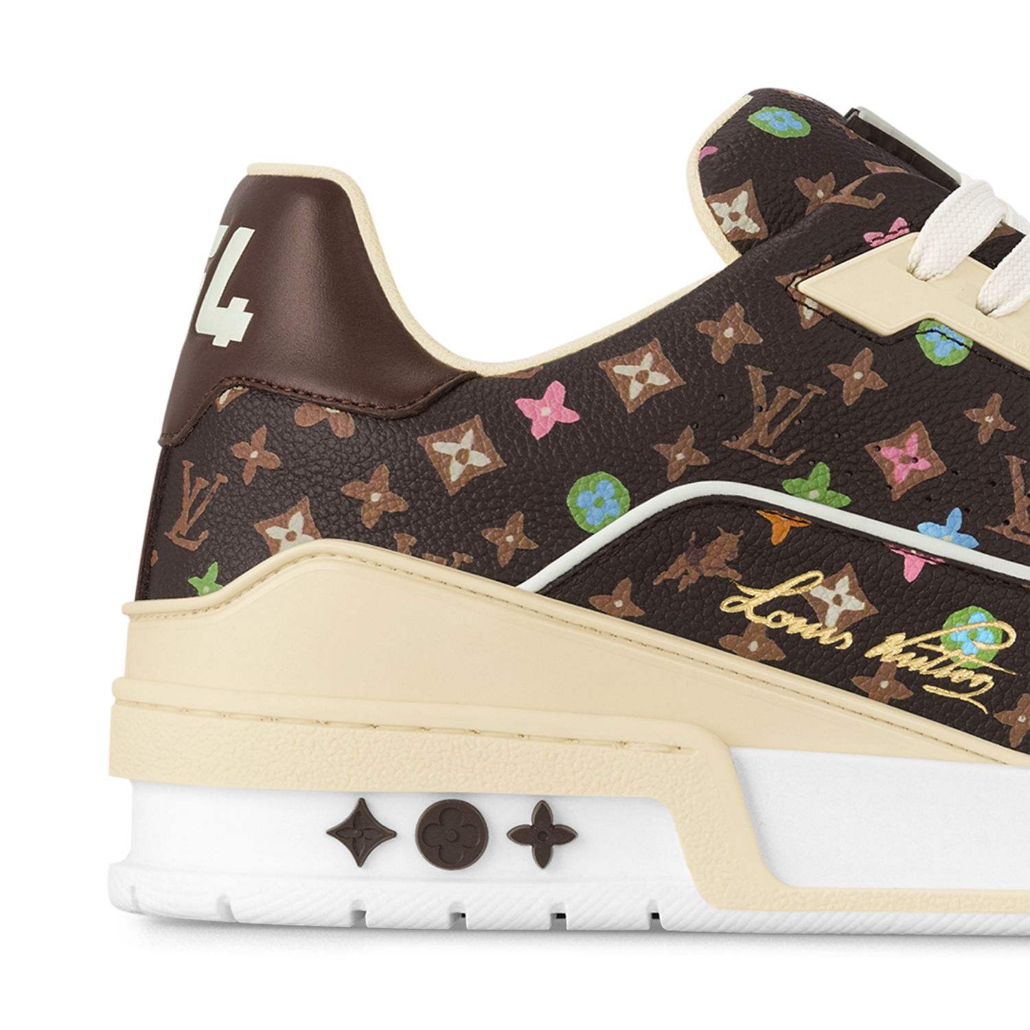 L0vis Vvtt0n Trainer Sneaker Brown For Men 1ACXB1