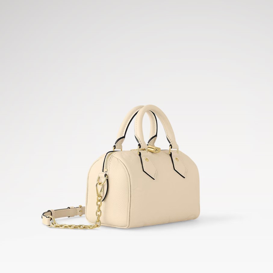 L0vis Vvtt0n Speedy Bandouliere 20 Beige For Women 8.1in/20.5cm M58954