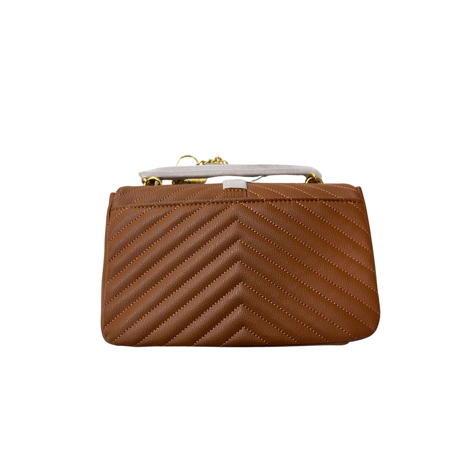 Sa1nt Lau*nt College Medium Chain Bag Brown For Women 9.4in/24cm 6002791U8077715