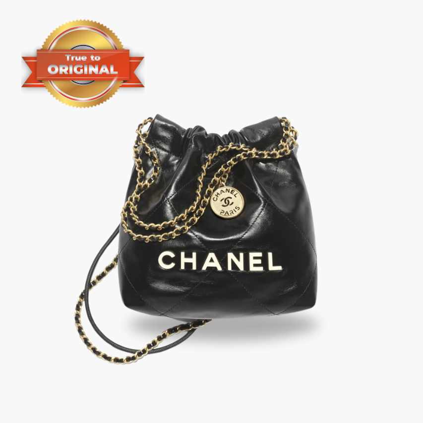[True-to-ORIGINAL] Ch**el 22 Mini Bag Black For Women AS3980 B09859 94305 – 7.8 Inches/20 Cm
