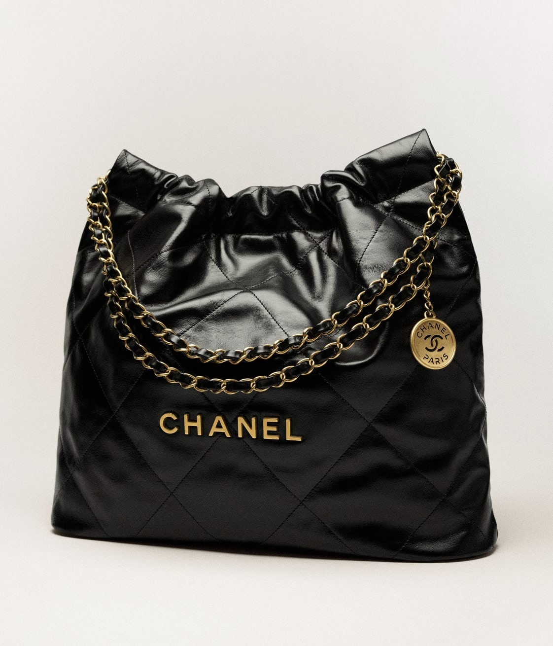 Ch**el 22 Handbag Black For Women 16.4in/42cm AS3261 B08872 94305
