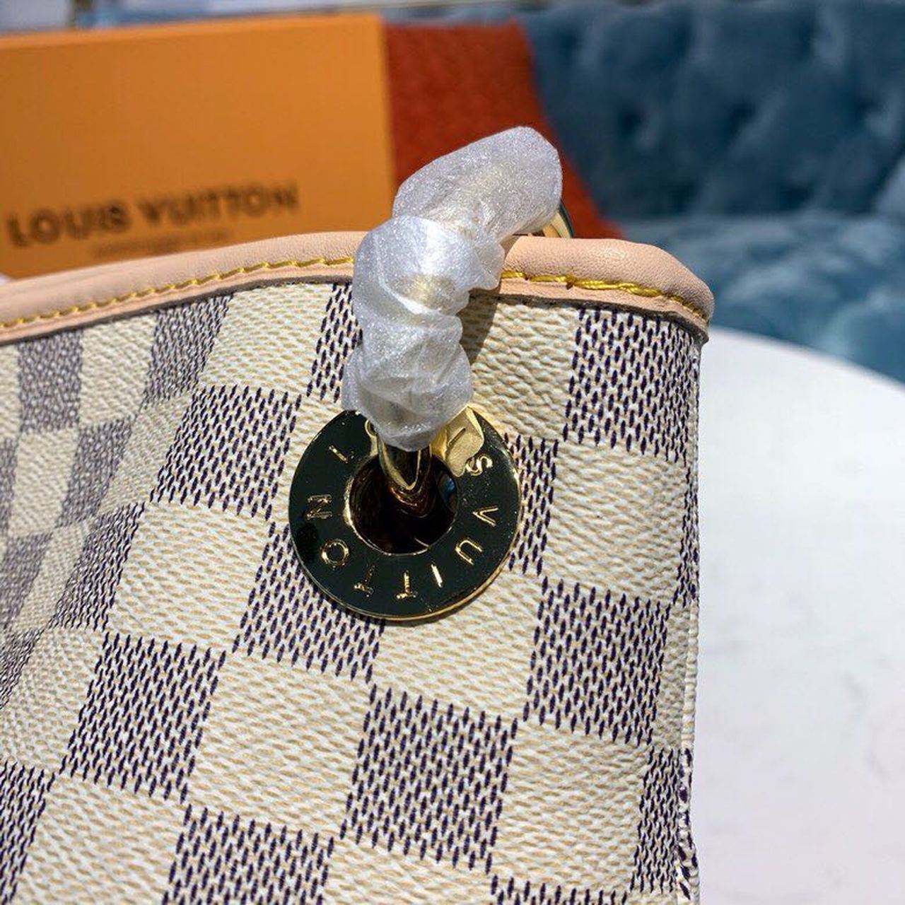 L0vis Vvtt0n Artsy MM Damier Azur Canvas For Women, Women’s Handbags 16.1in/41cm LV N40253
