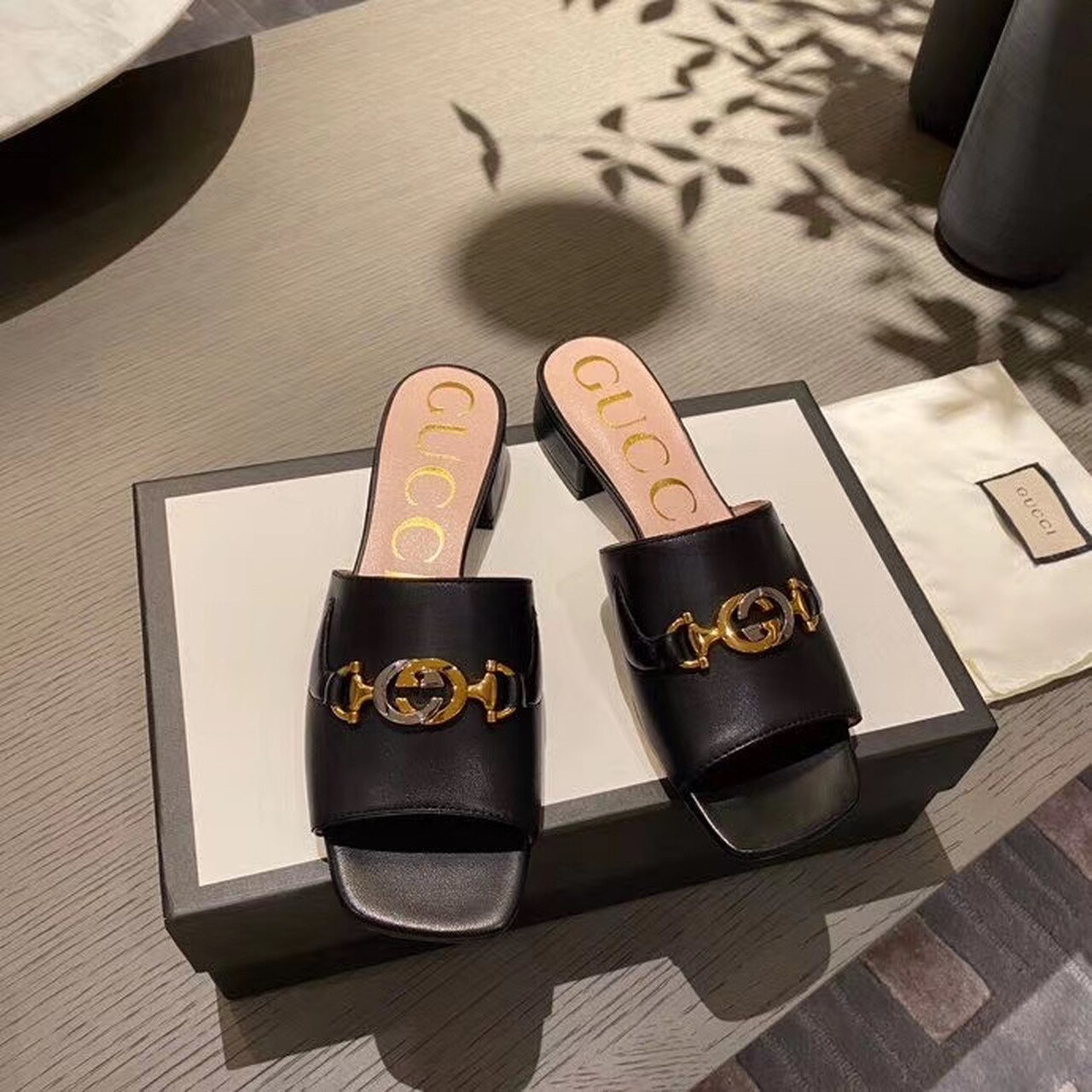 Gvc*1 Gvc*1 Zumi Slide Sandals Black For Women GG