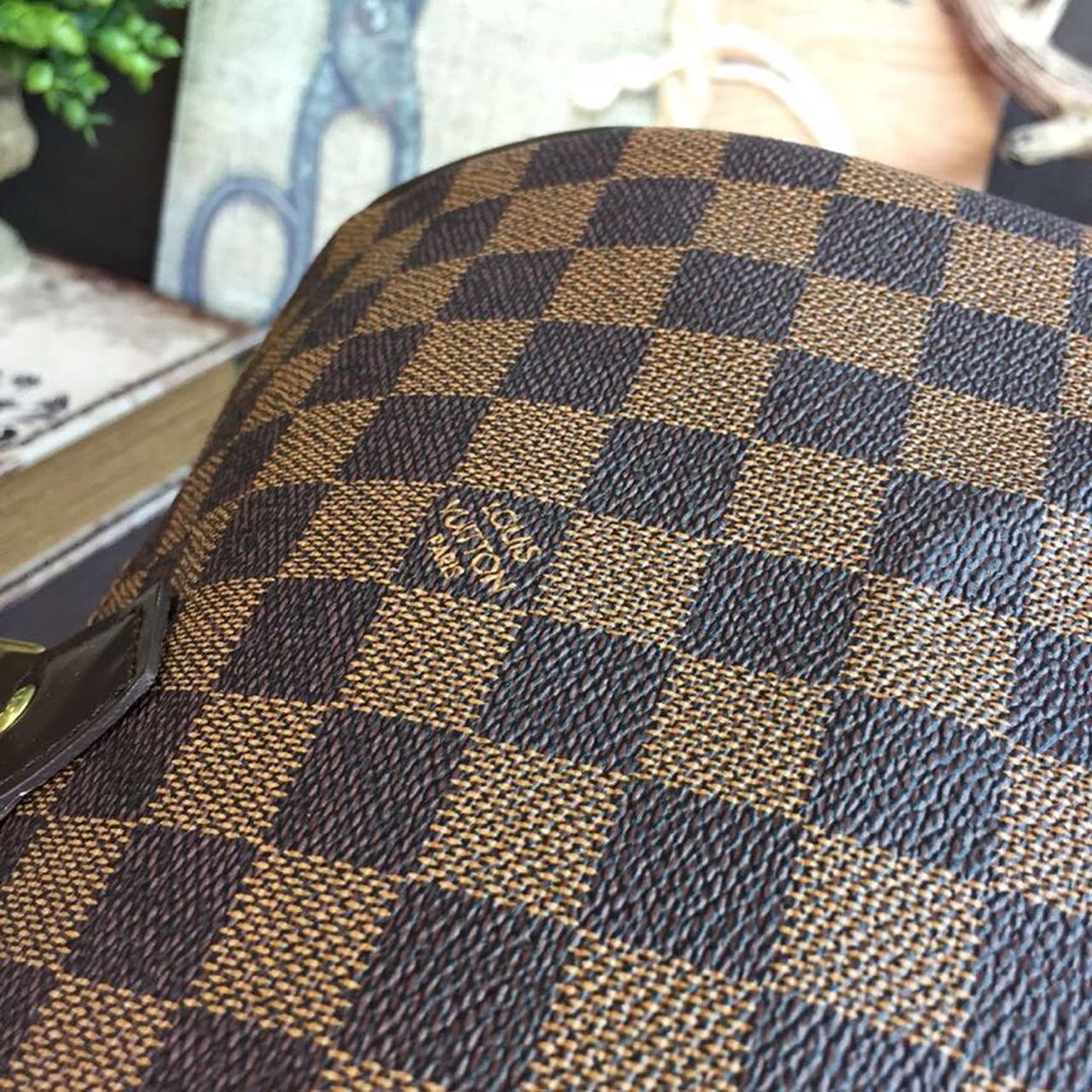 L0vis Vvtt0n Speedy 35 Damier Ebene Canvas For Women, Women’s Handbags, Travel Bags 13.8in/35cm LV N41363