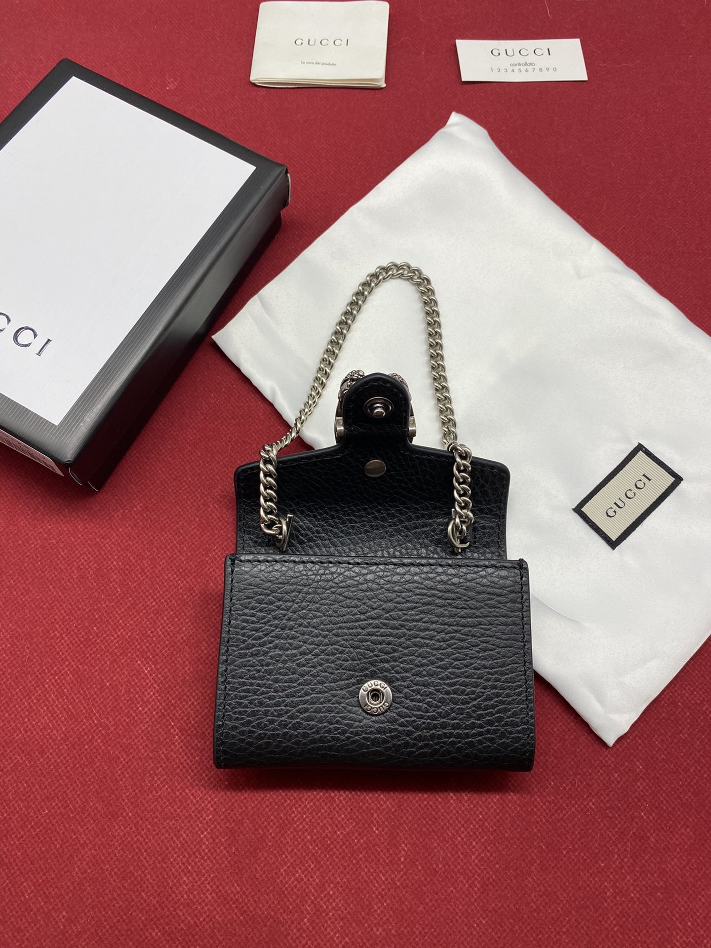 Gvc*1 Dionysus Black Chain S*per Mini Bags For Women 11cm/4.3 GC