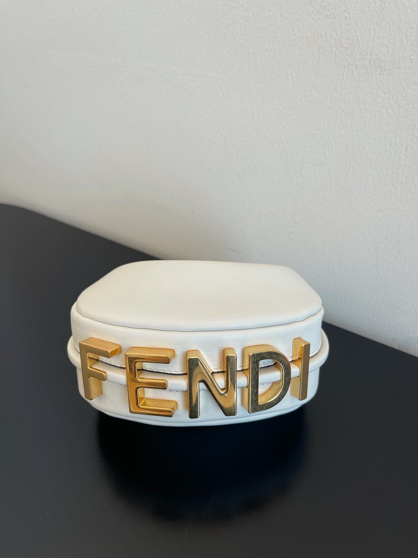 F**di Nano F**digraphy White For Women, Women’s 6.7in/17cm FF 7AS089A5DYF1HEL