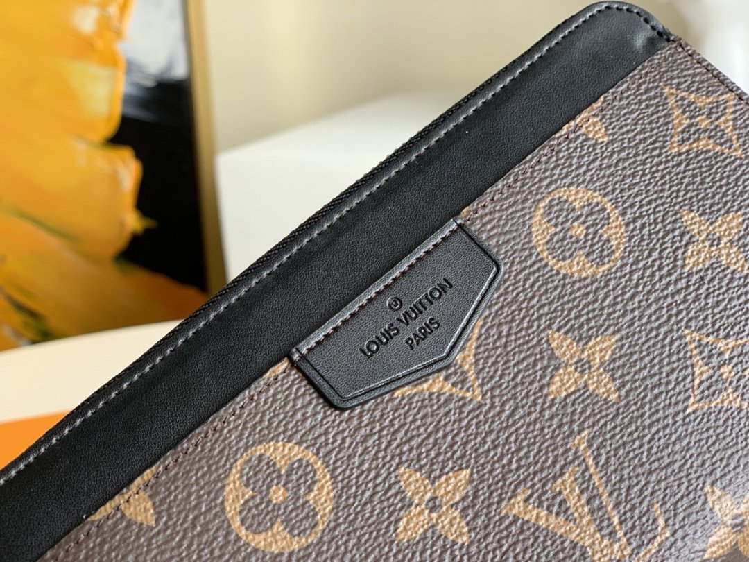 L0vis Vvtt0n Zippy Dragonne Monogram Canvas Black For Women, Women’s Wallet 7.5in/19cm LV M69407