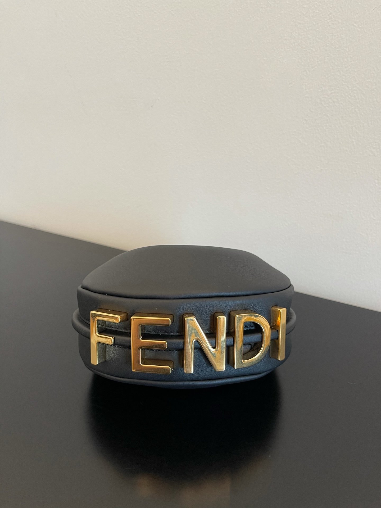 F**di Nano F**digraphy Black For Women, Women’s HandBags 6.7in/17cm FF 8BR798A5DYF1HEJ