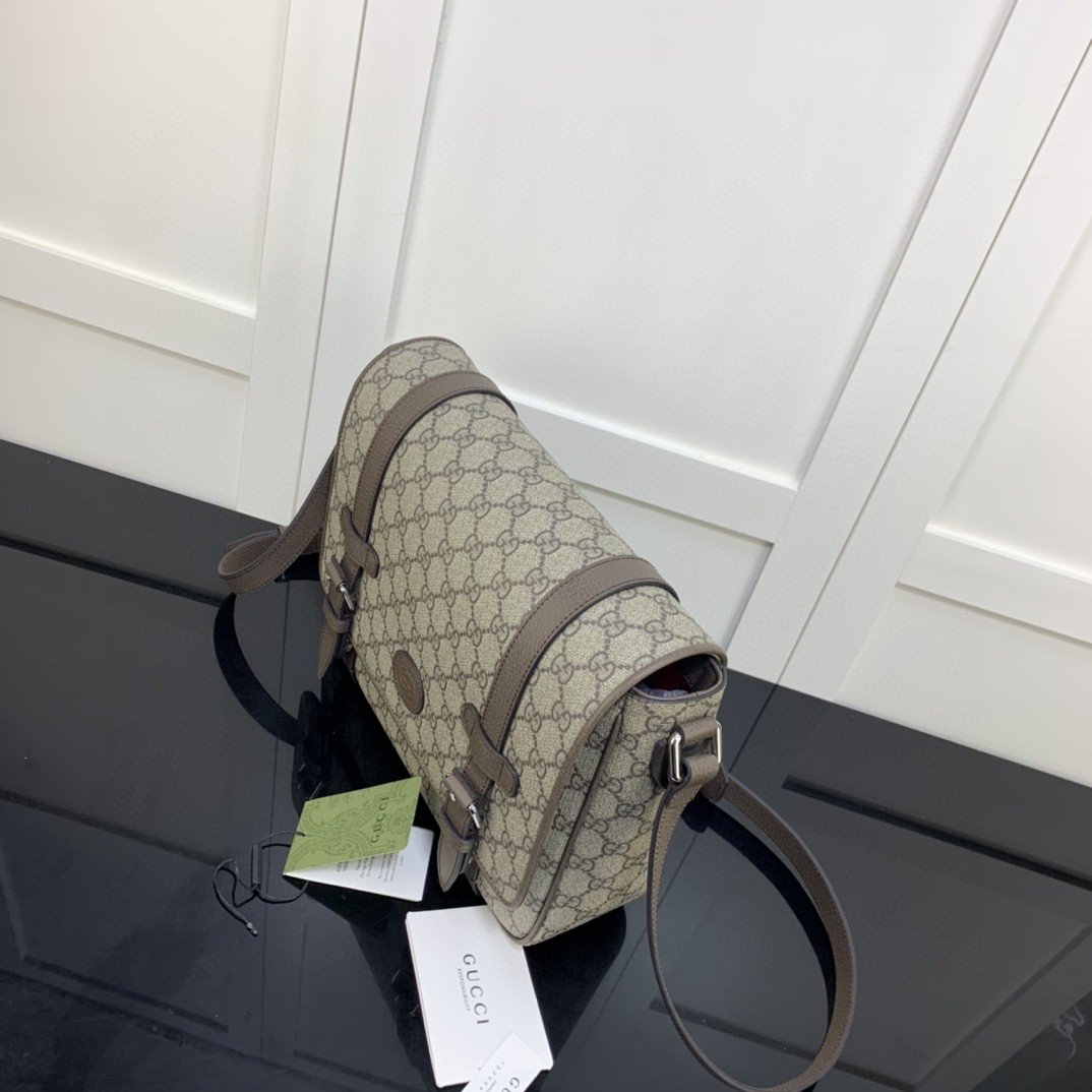 Gvc*1 Messenger Bag Black For Men 28cm GG ‎658542 K9GSN 8358
