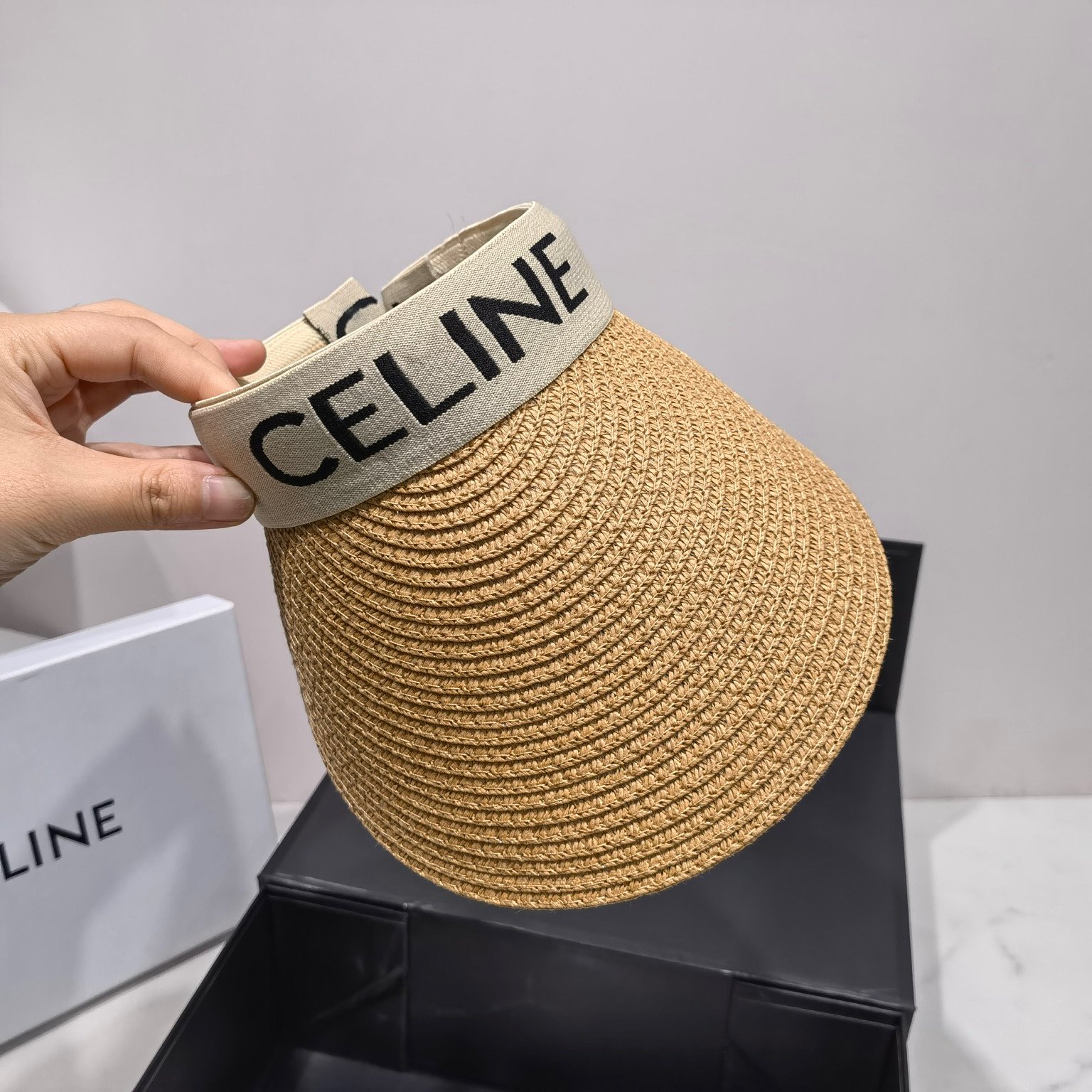 Ce1i*e Sedge Summer Hat Brown Ce1i*e Hat