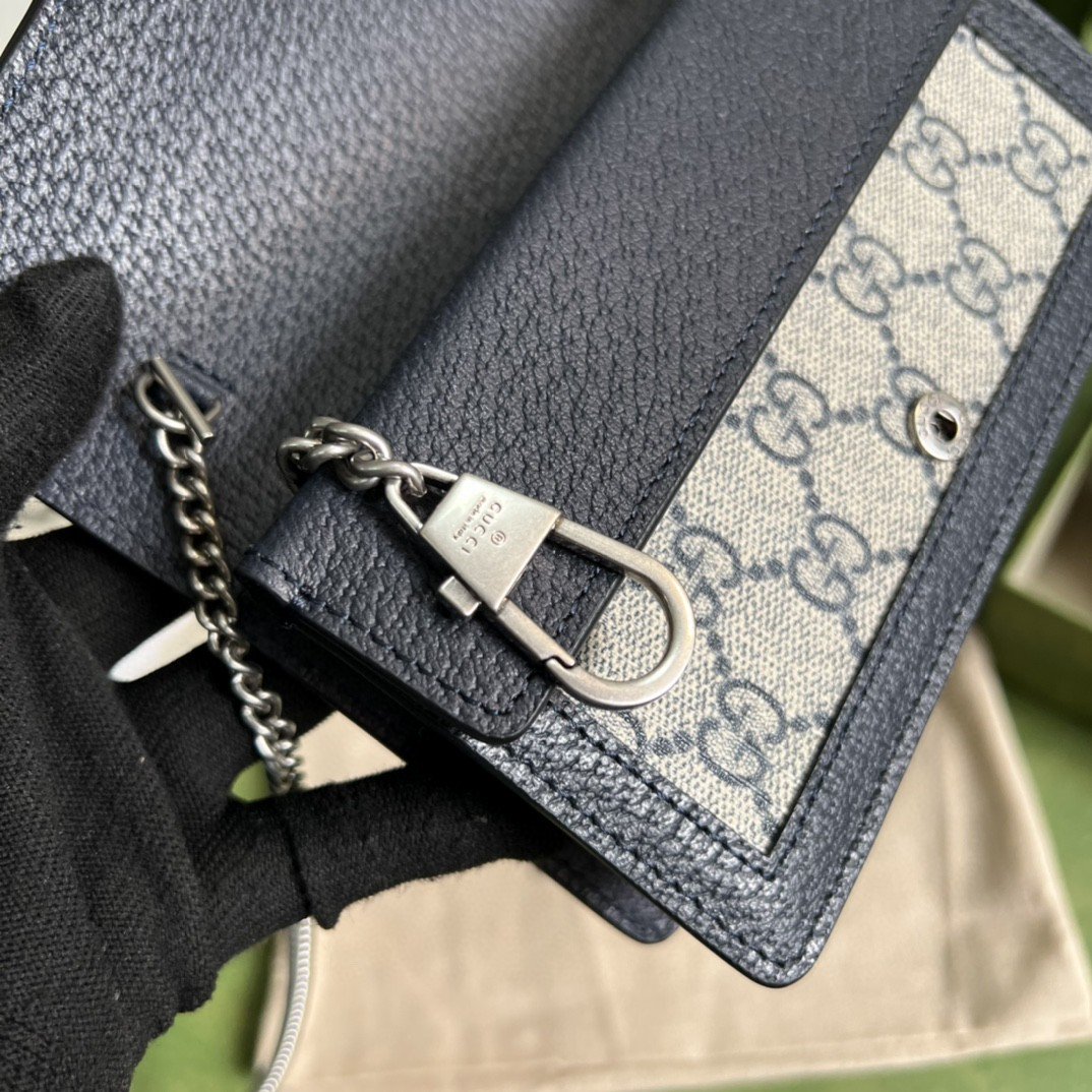 Dionysus GG S*per Mini Bag Beige And Blue GG Svp*me Canvas For Women 6.5in/17cm 476432 UN3BN 1274