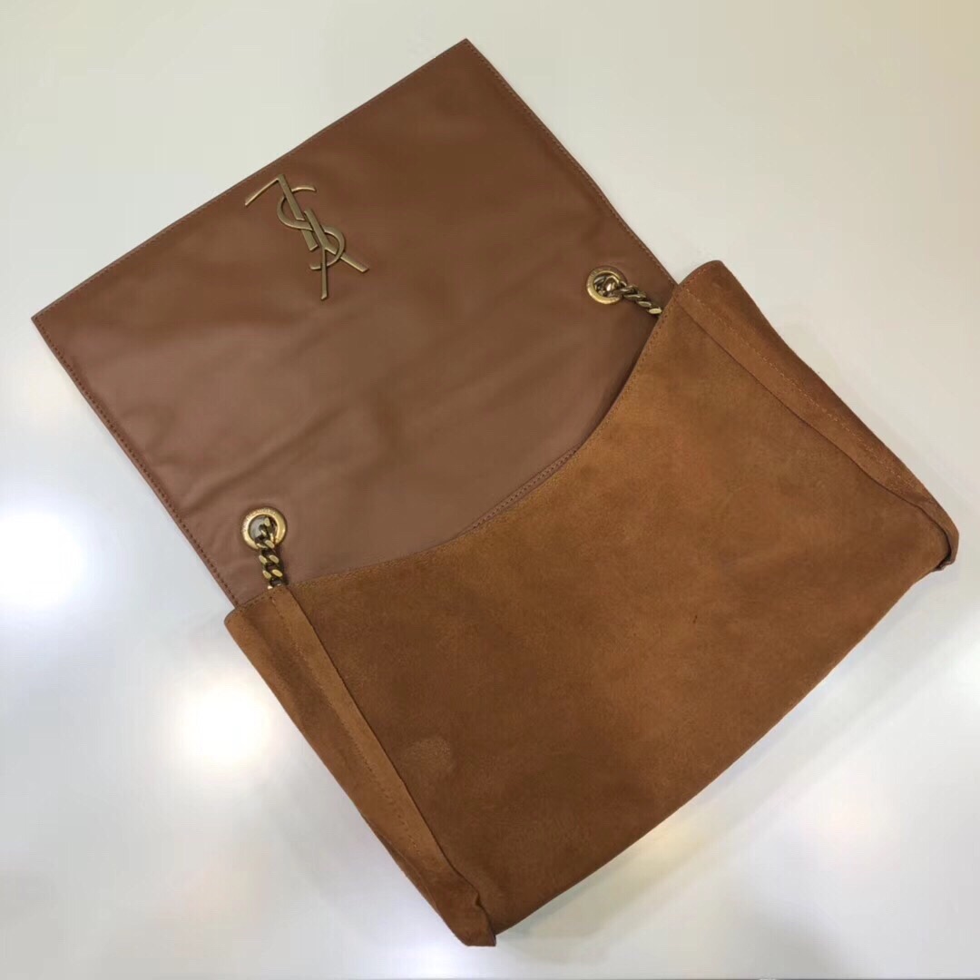 Sa1nt Lau*nt Kate Medium Reversible Chain Bag Brown For Women 28.5in/11.2cm Y51 5538041S78W7761