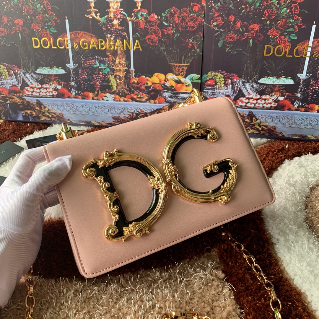 Dolce & Gabbana DG Girls CrossBody Bag Pink For Women 8.3in/21cm DG BB6498AZ80180412