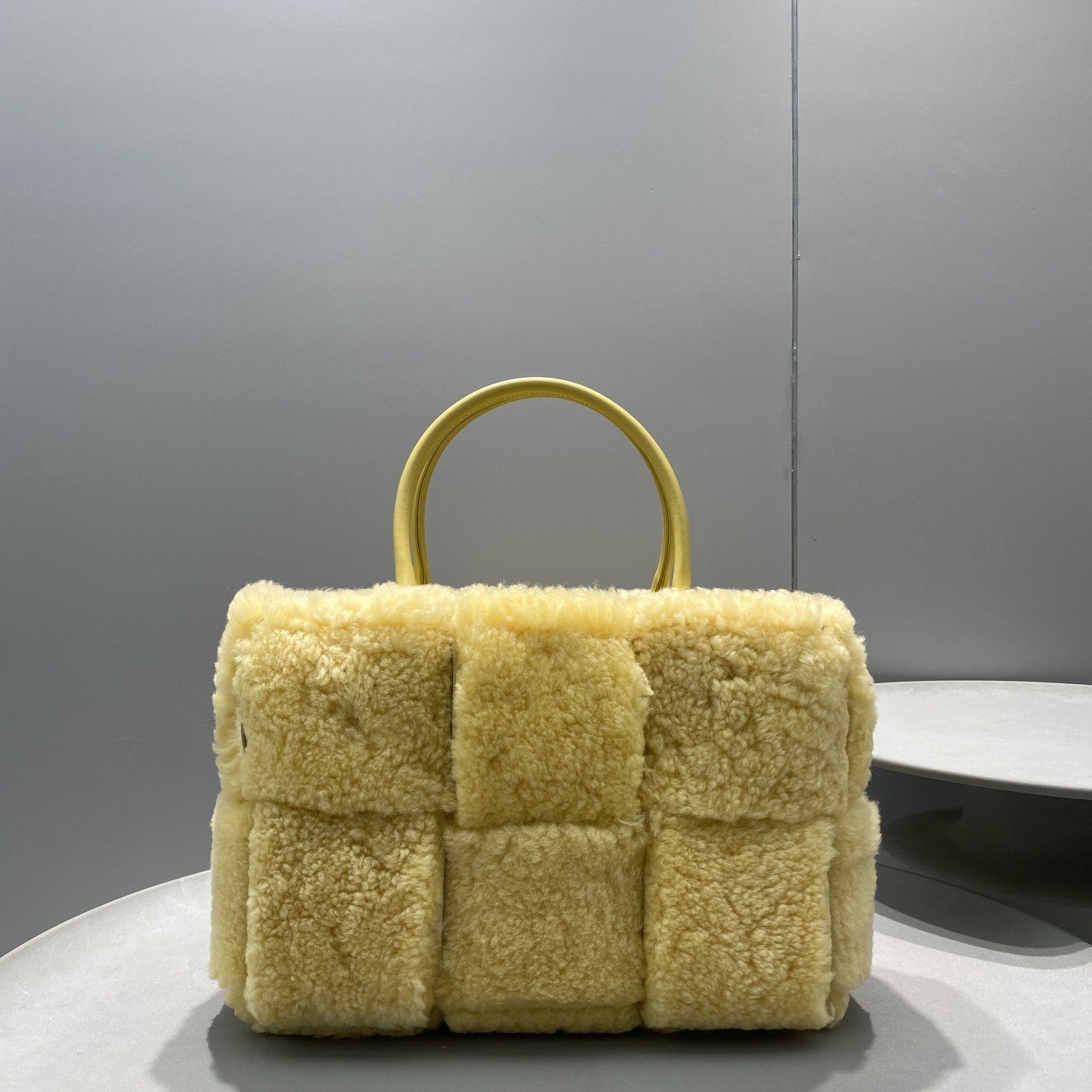 B0tt*ga Ven*ta Small Arco Tote Bag Yellow, For Women, Women’s Bags 11.8in/30cm