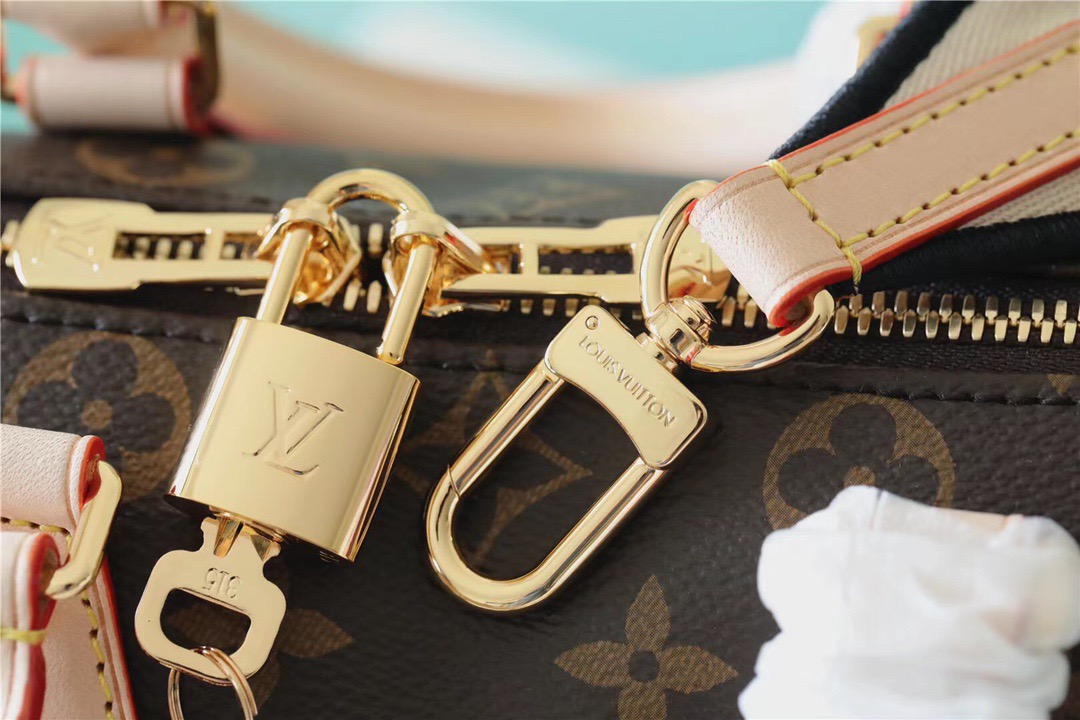 L0vis Vvtt0n Speedy Bandouliere 20 Monogram Canvas Black For Women, Women’s Handbags, Shoulder And Crossbody Bags 20cm/7.9in LV M46234