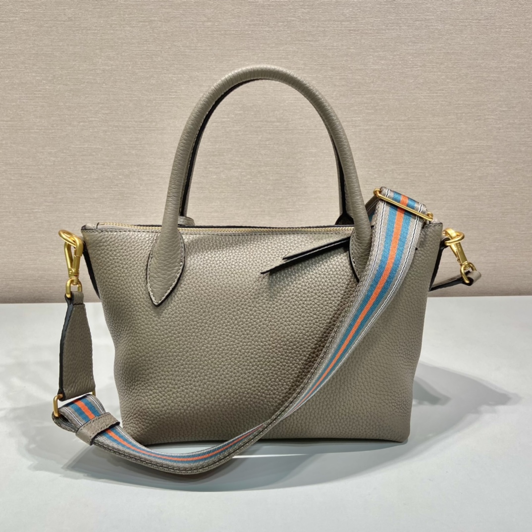 Pra*a Saffiano Mini Bag Beige For Women, Women’s Bags 9.4in/24cm