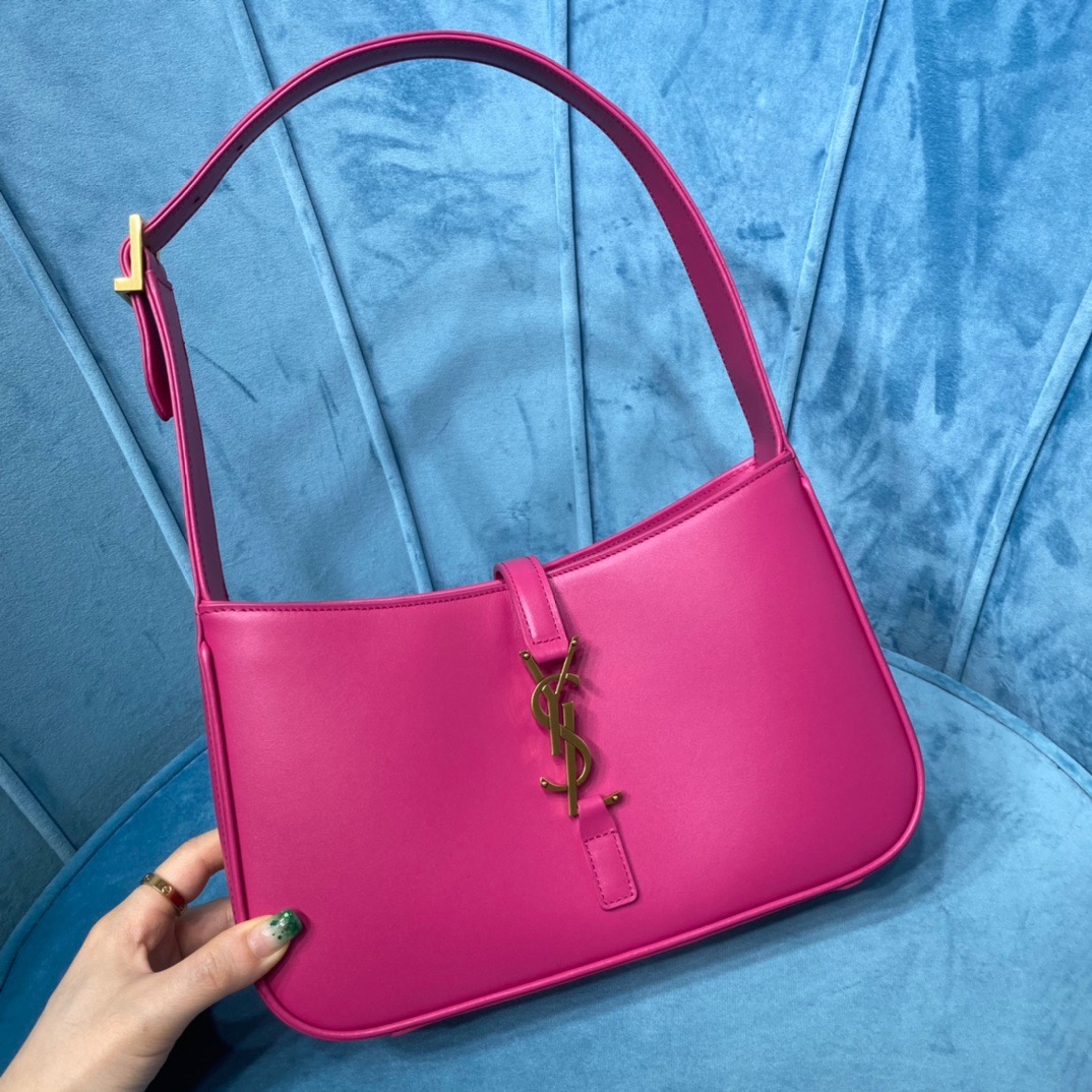 Sa1nt Lau*nt Le 5 À 7 Hobo Bag In Smooth Pink For Women 9in/23cm Y51 6572282R20W5623