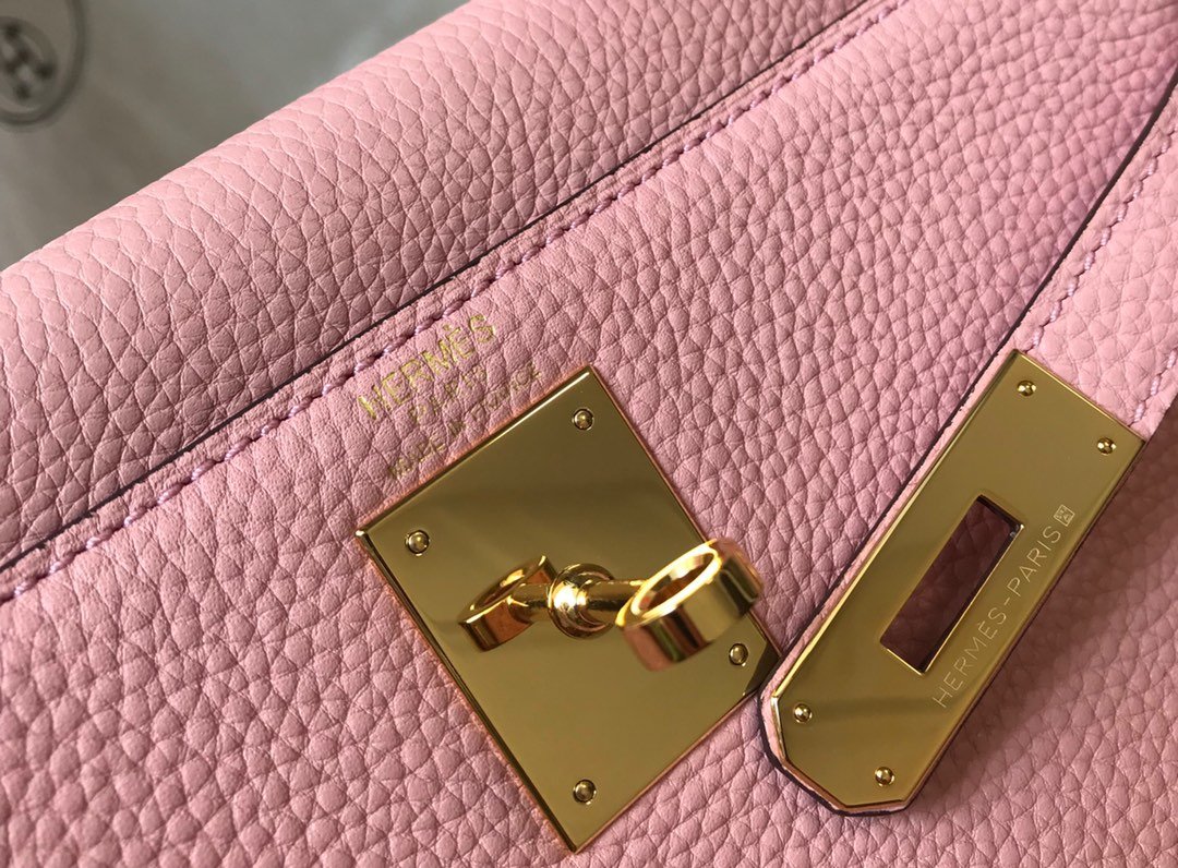 H**me5 Kelly 28cm Bubblegum Pink Togo Bag For Women, Women’s Handbags, Shoulder Bags 11in/28cm