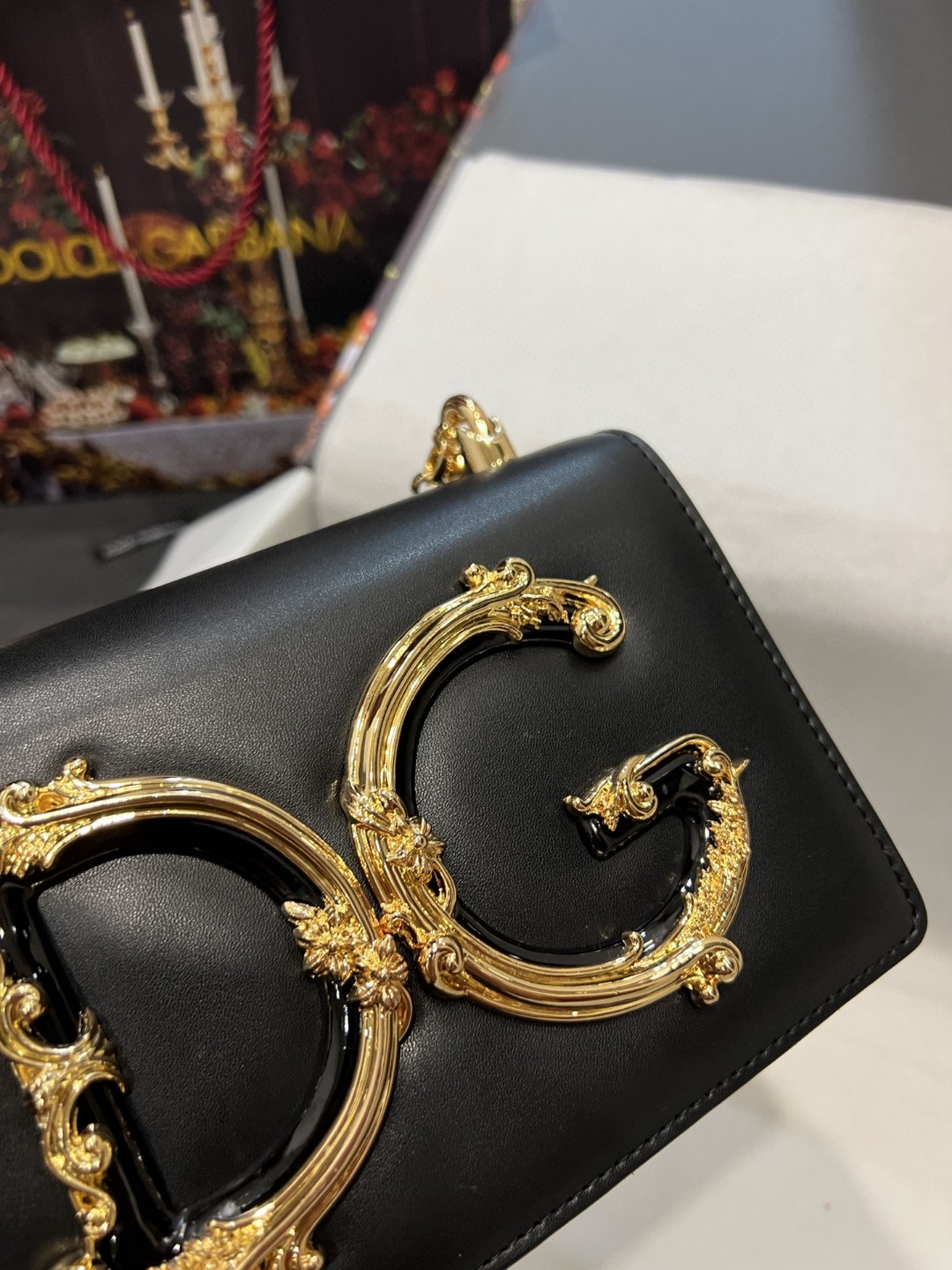 Dolce & Gabbana Nappa DG Girls Shoulder Bag Black For Women 8.3in/21cm DG BB6498AZ80180999