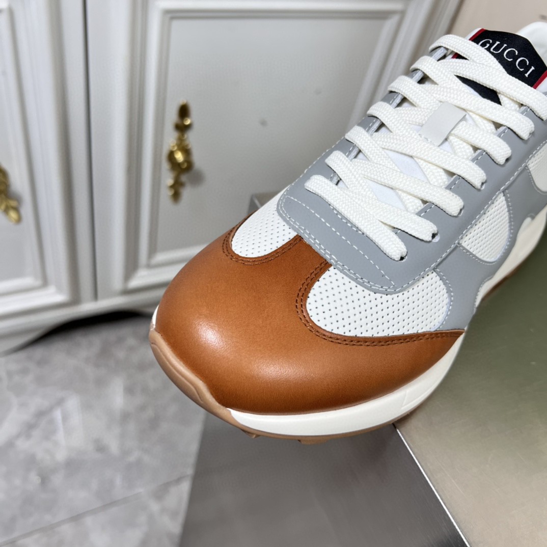 Gvc*1 Men’s Sneakers Brown Gray For Men 675840