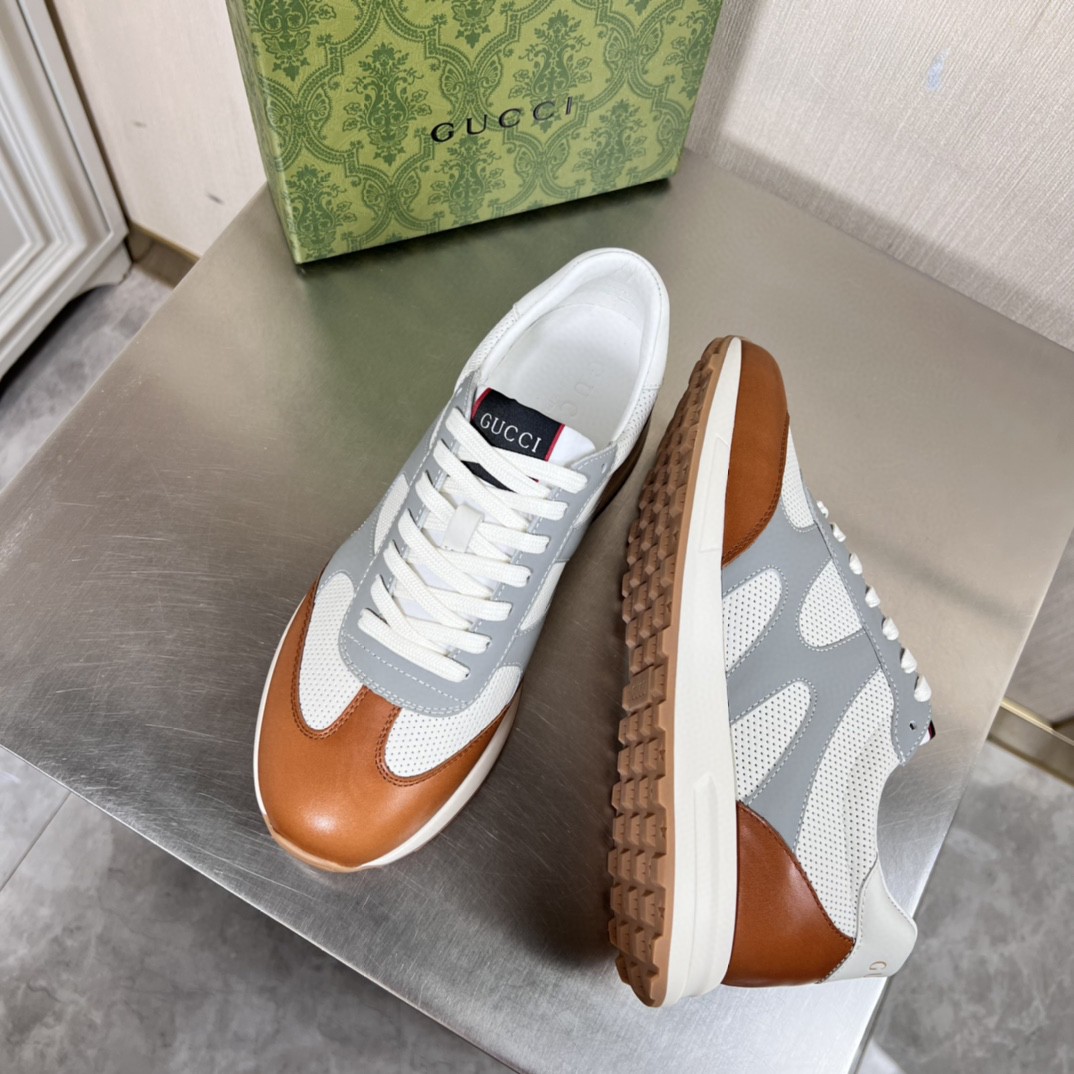 Gvc*1 Men’s Sneakers Brown Gray For Men 675840
