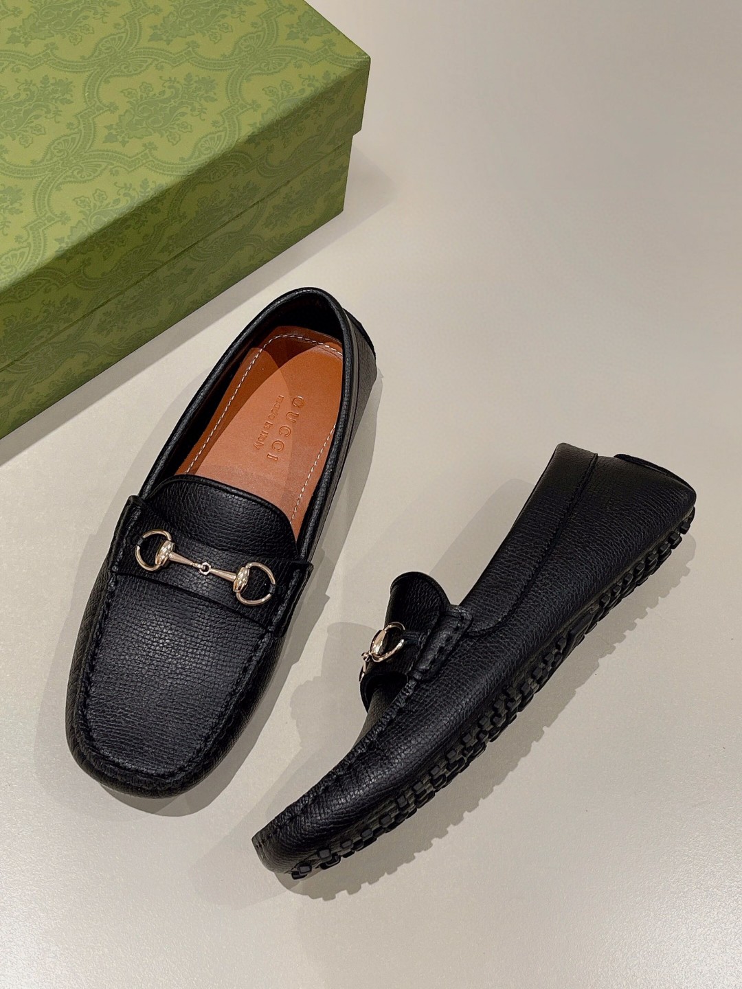 Gvc*1 Men’s Horsebit Driver Black For Men 674254 UDU00 1000