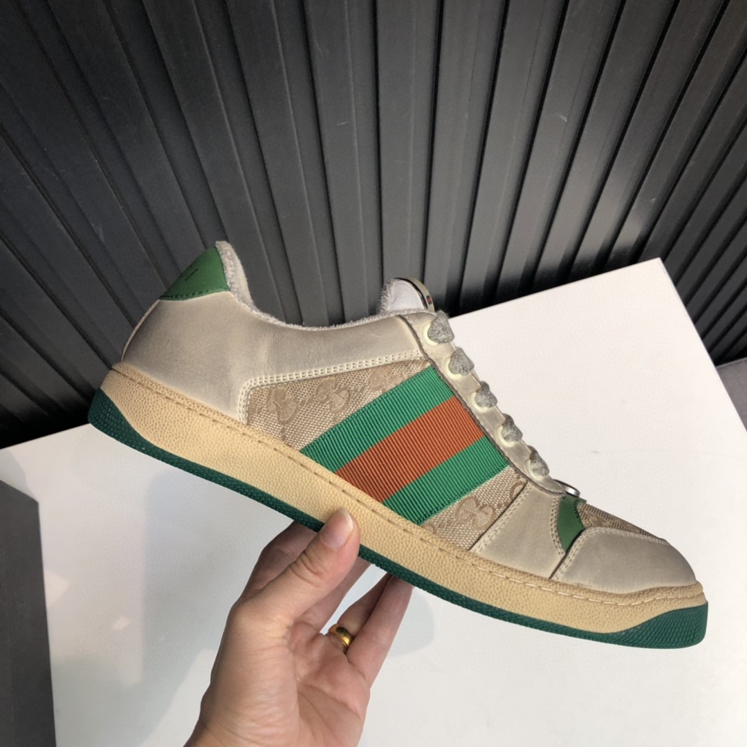 Gvc*1 Women’s GG Screener Distressed Green Orange For Women 570443 9Y920 9666