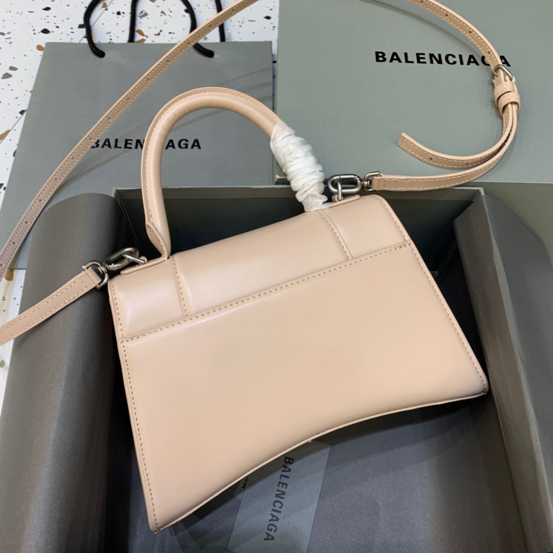 Ba1en*iaga Hourglass Small Handbag In Beige, For Women, Women’s Bags 9in/23cm