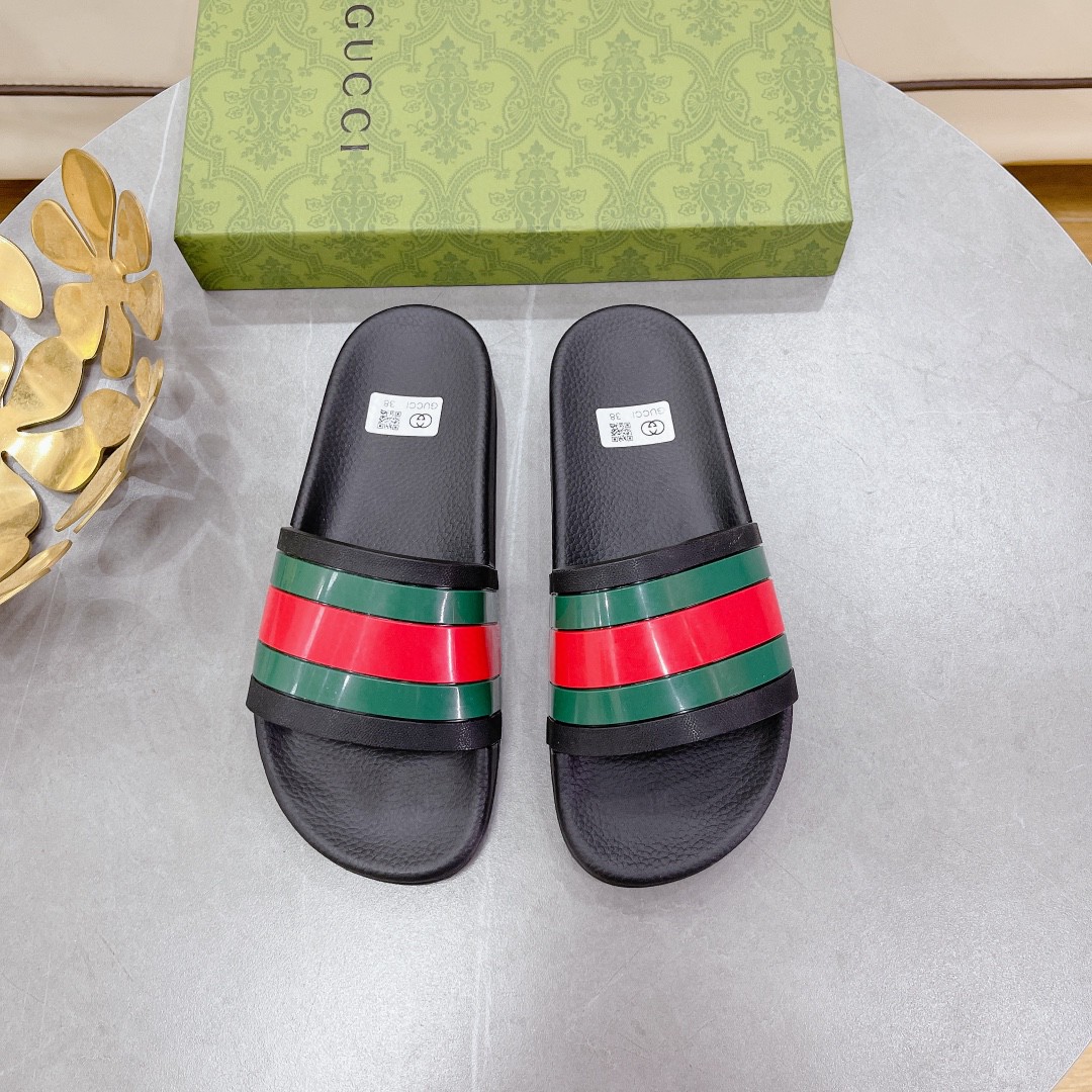 Gvc*1 Women’s Slide Sandal With Web Black For Women 407345