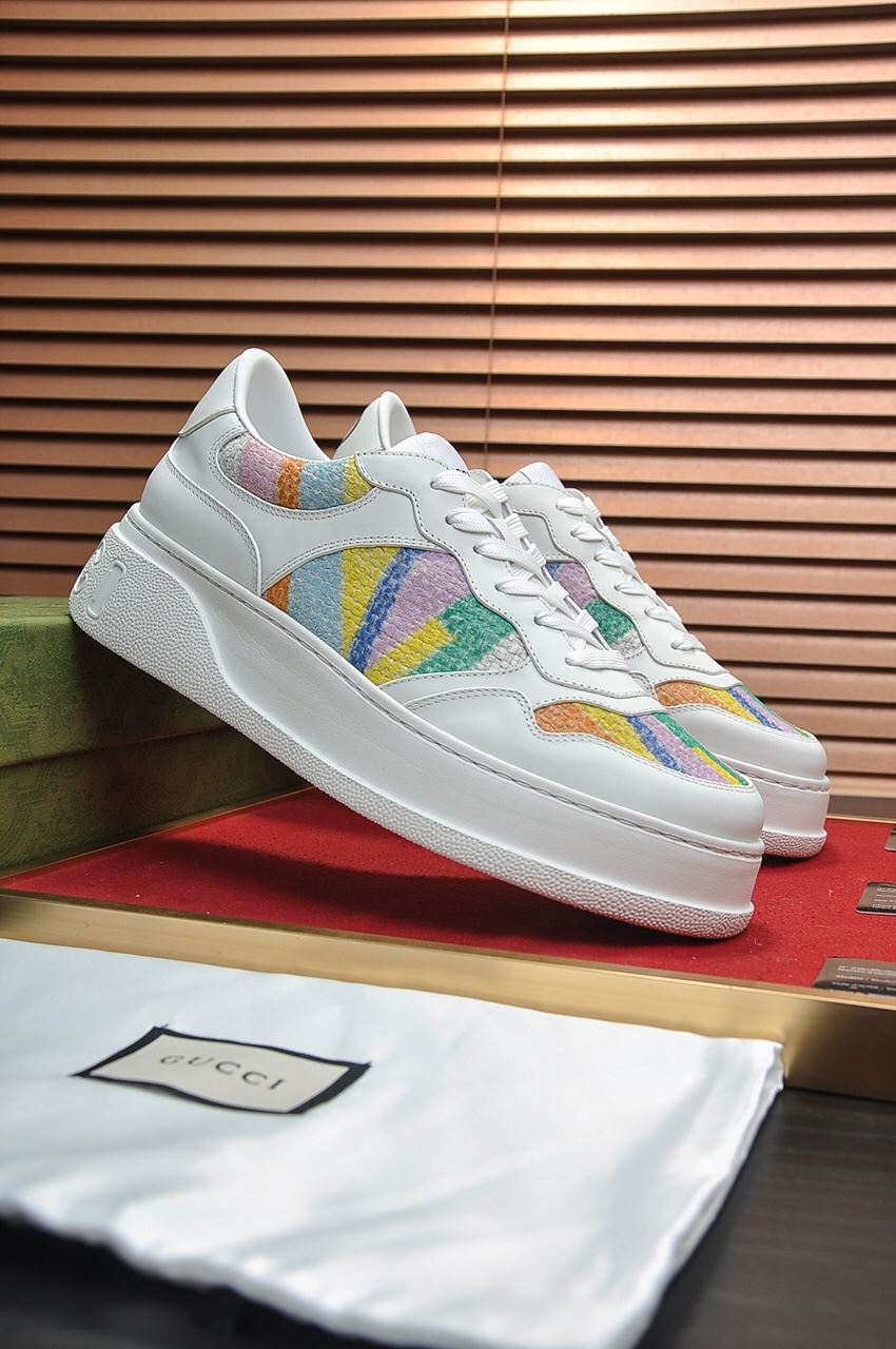Gvc*1 Men’s Sneaker With Pale Rainbow White For Men 669582