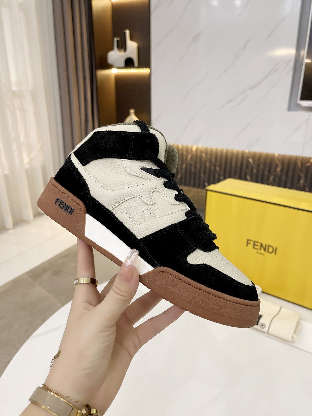 F**di Low Tops In Black For Women