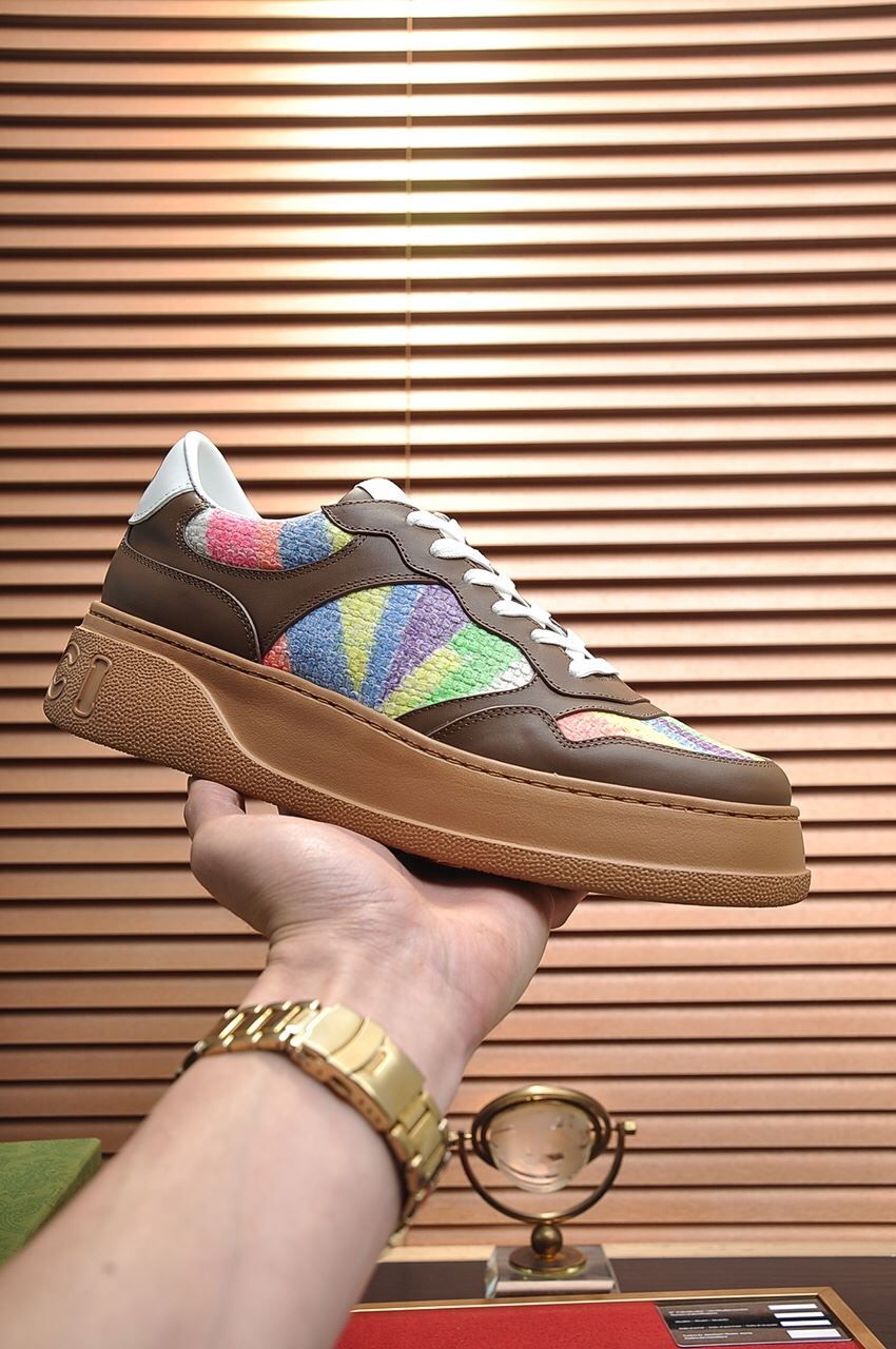 Gvc*1 Men’s Sneaker With Pale Rainbow Brown For Men 669582