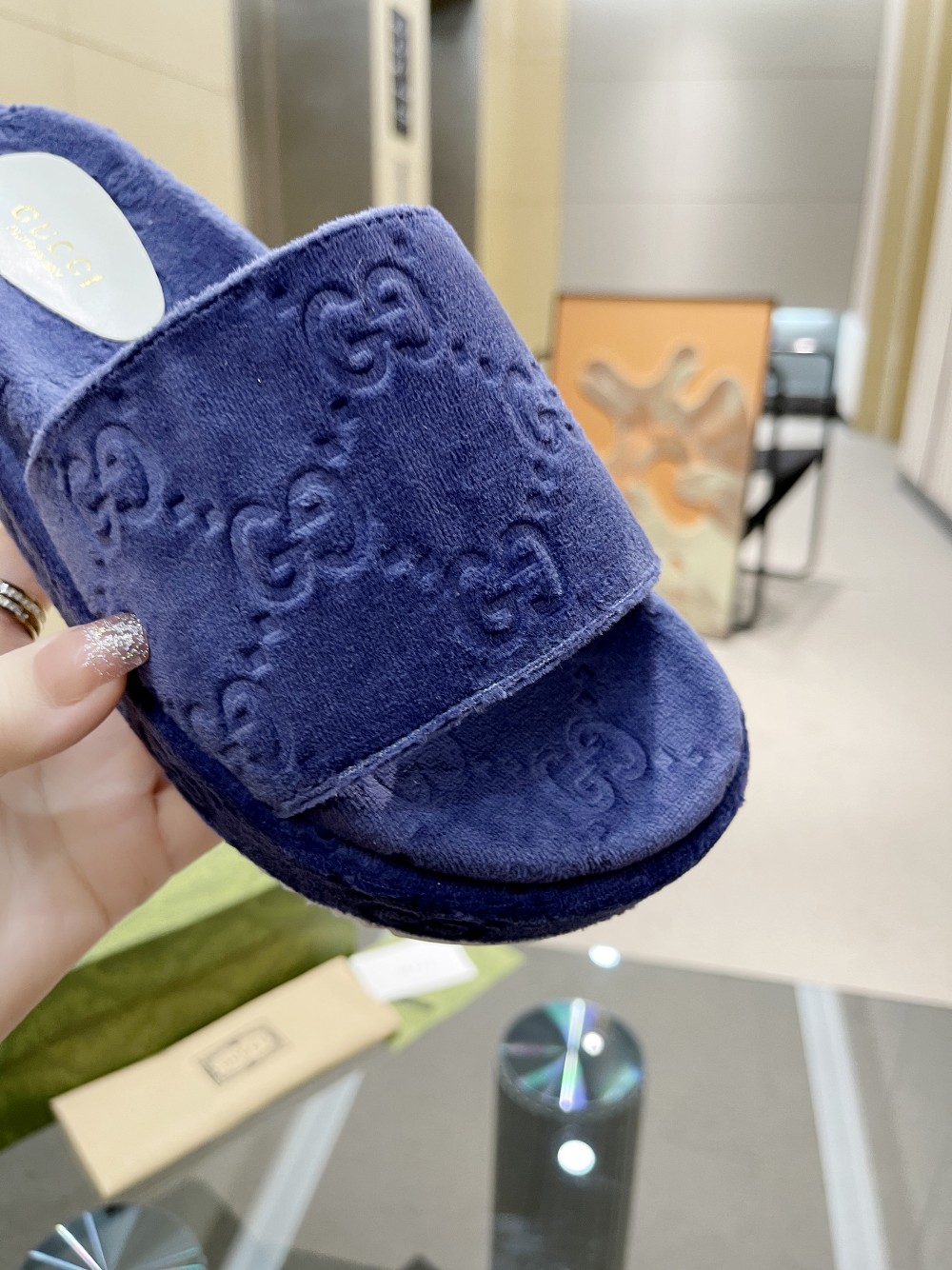 Gvc*1 Women’s GG Platform Sandal Purple For Women GG