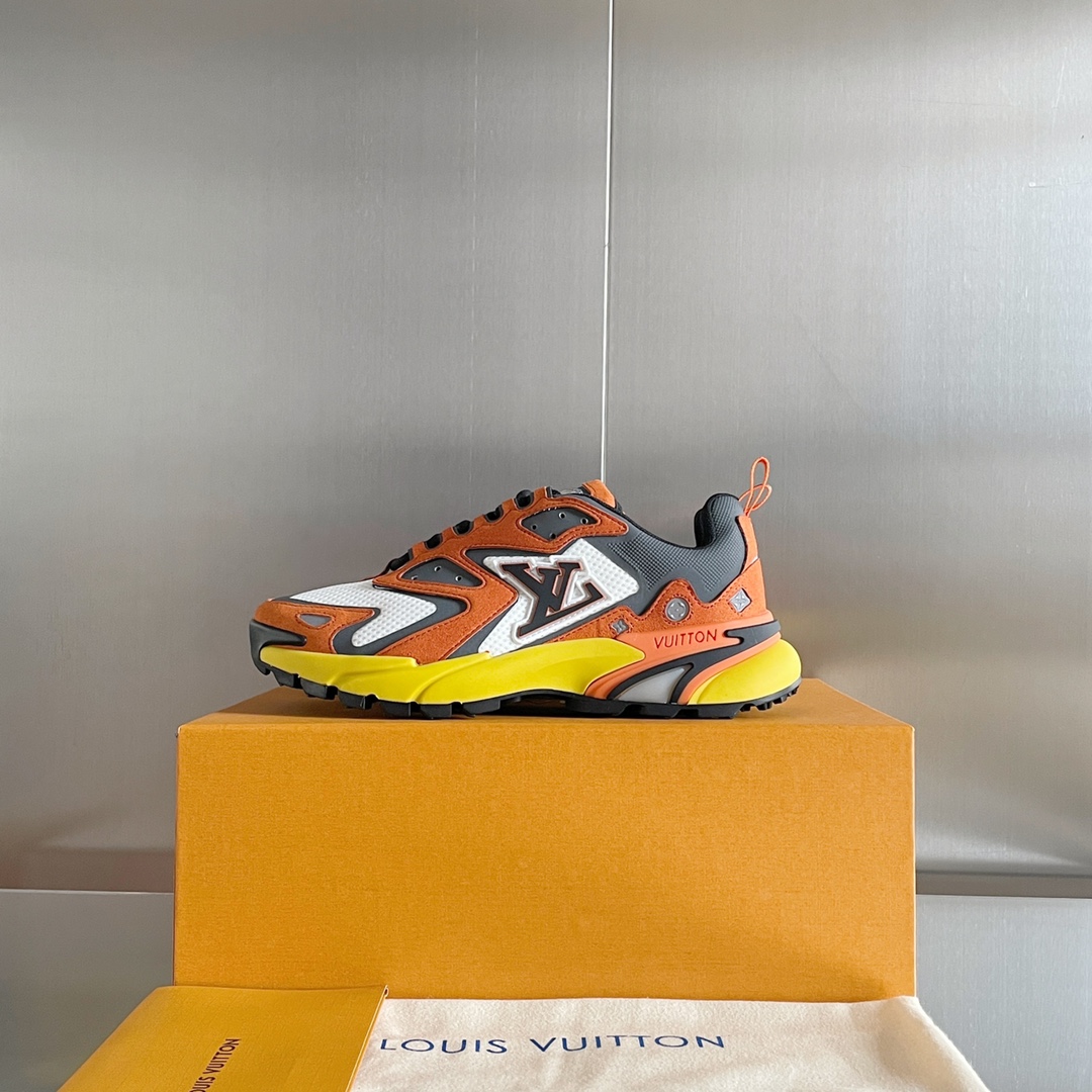 L0vis Vvtt0n Men’s LV Runner Tatic Sneaker Orange For Men LV
