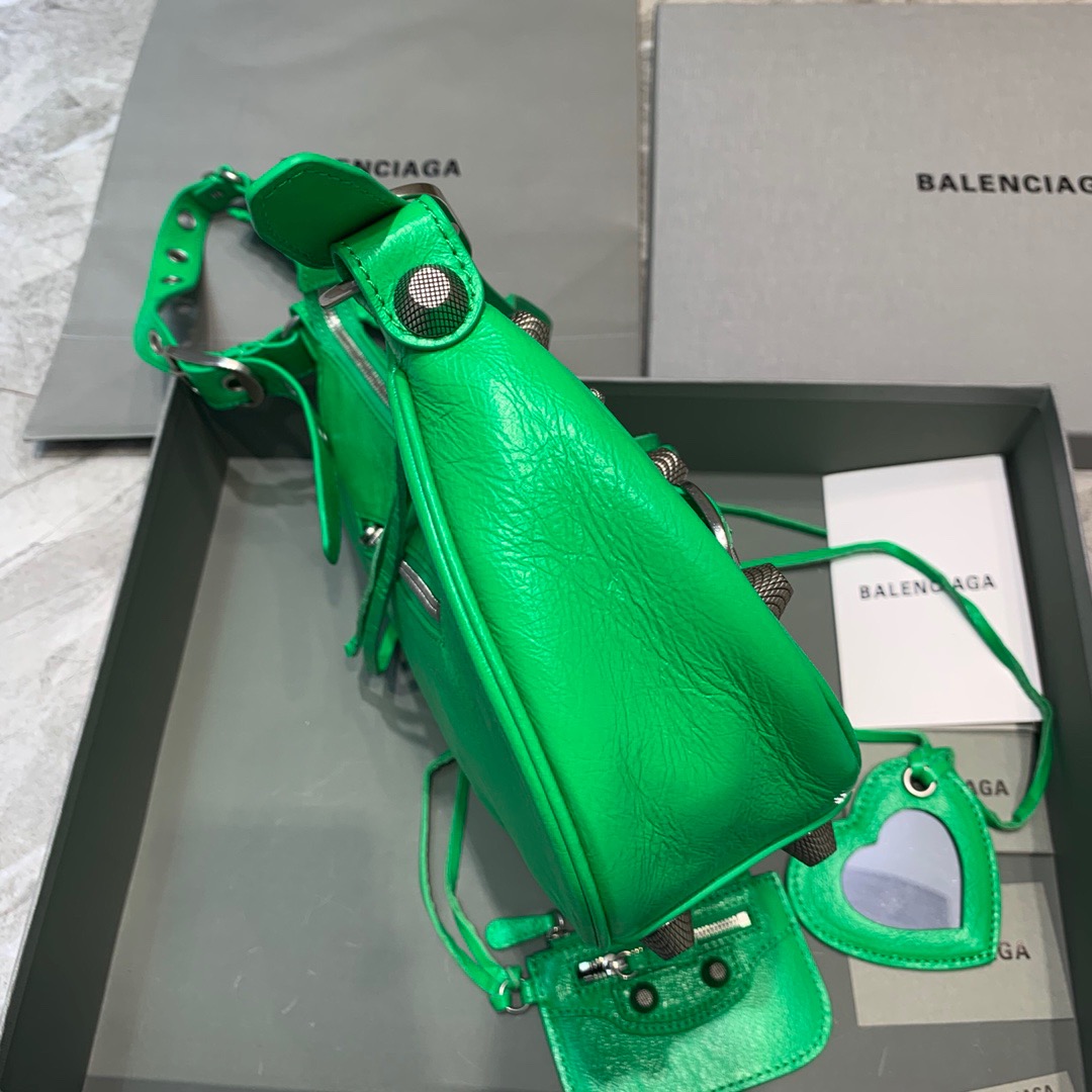 Ba1en*iaga Le Cagole XS Shoulder Bag In Green, For Women, Women’s Bags 13in/33cm