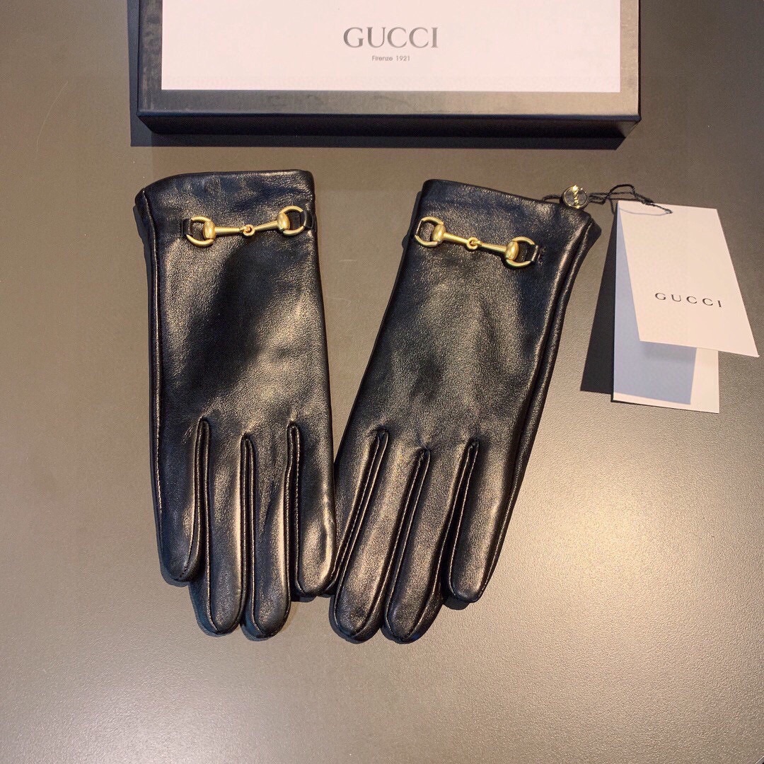 Gvc*1 Gloves With Hoursebit In Black