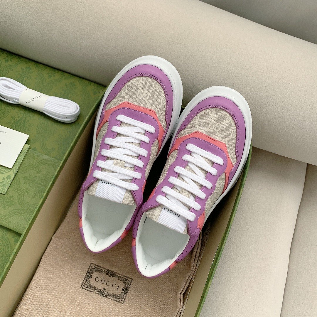 Gvc*1 Women’s GG Sneaker Pink And Purple Svp*me For Women 670408 UPG90 5471