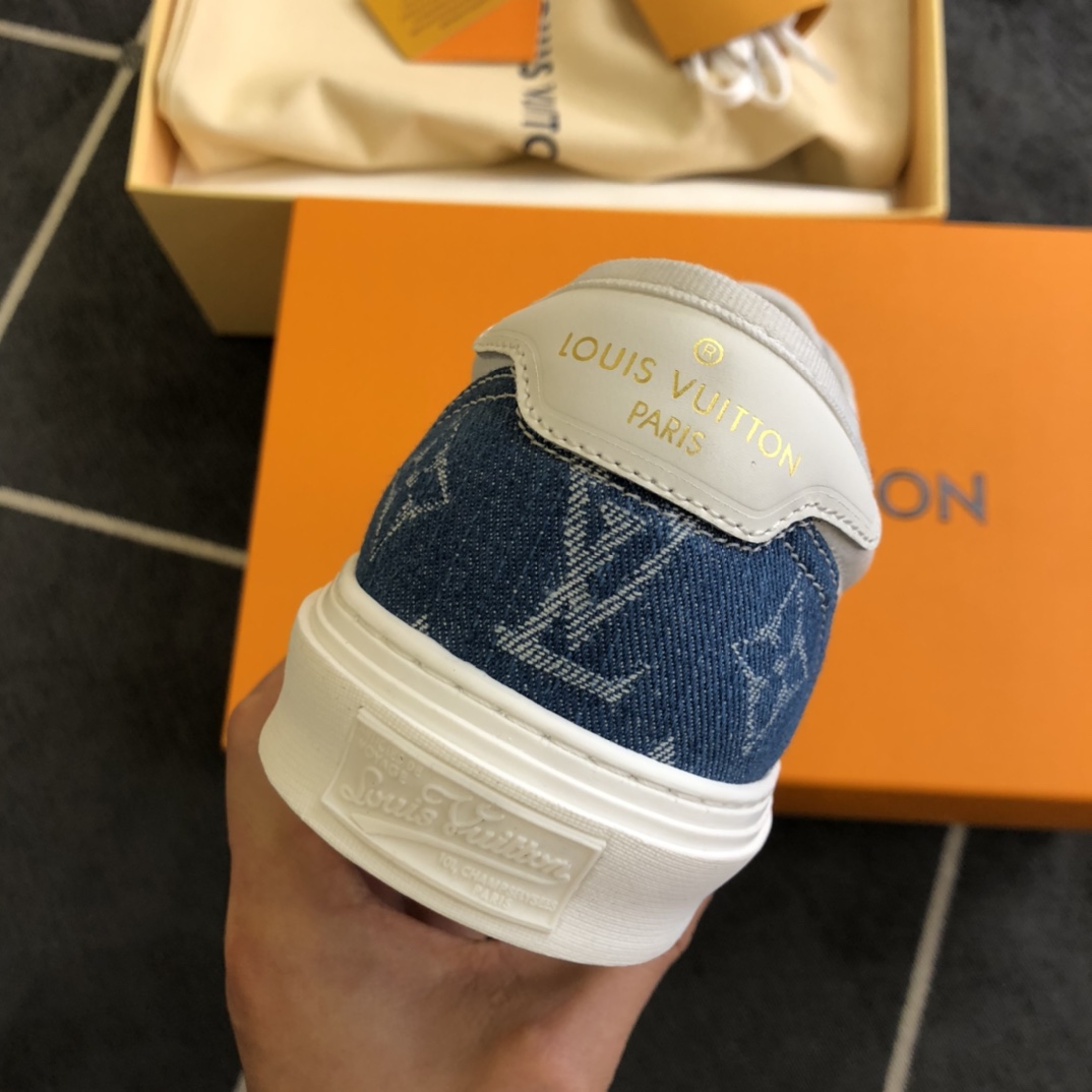 L0vis Vvtt0n LV Slip On Blue For Men LV