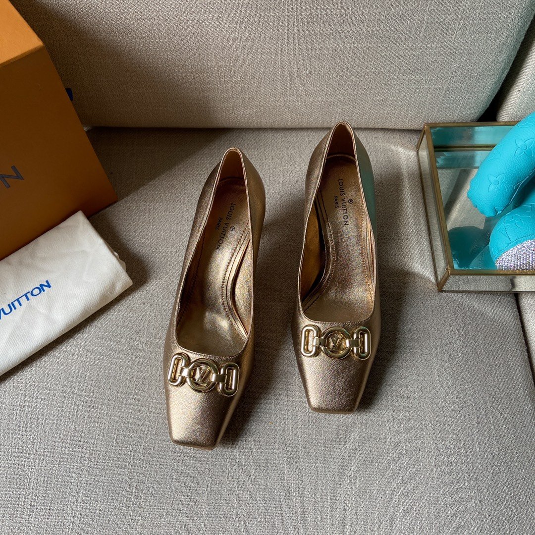 L0vis Vvtt0n Women’s Rotary Pump Gold For Women LV