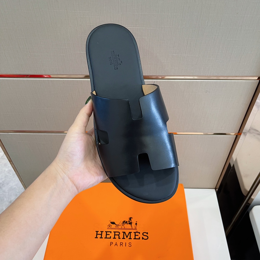H**me5 Izmir Sandal Black For Men H041141ZH01415
