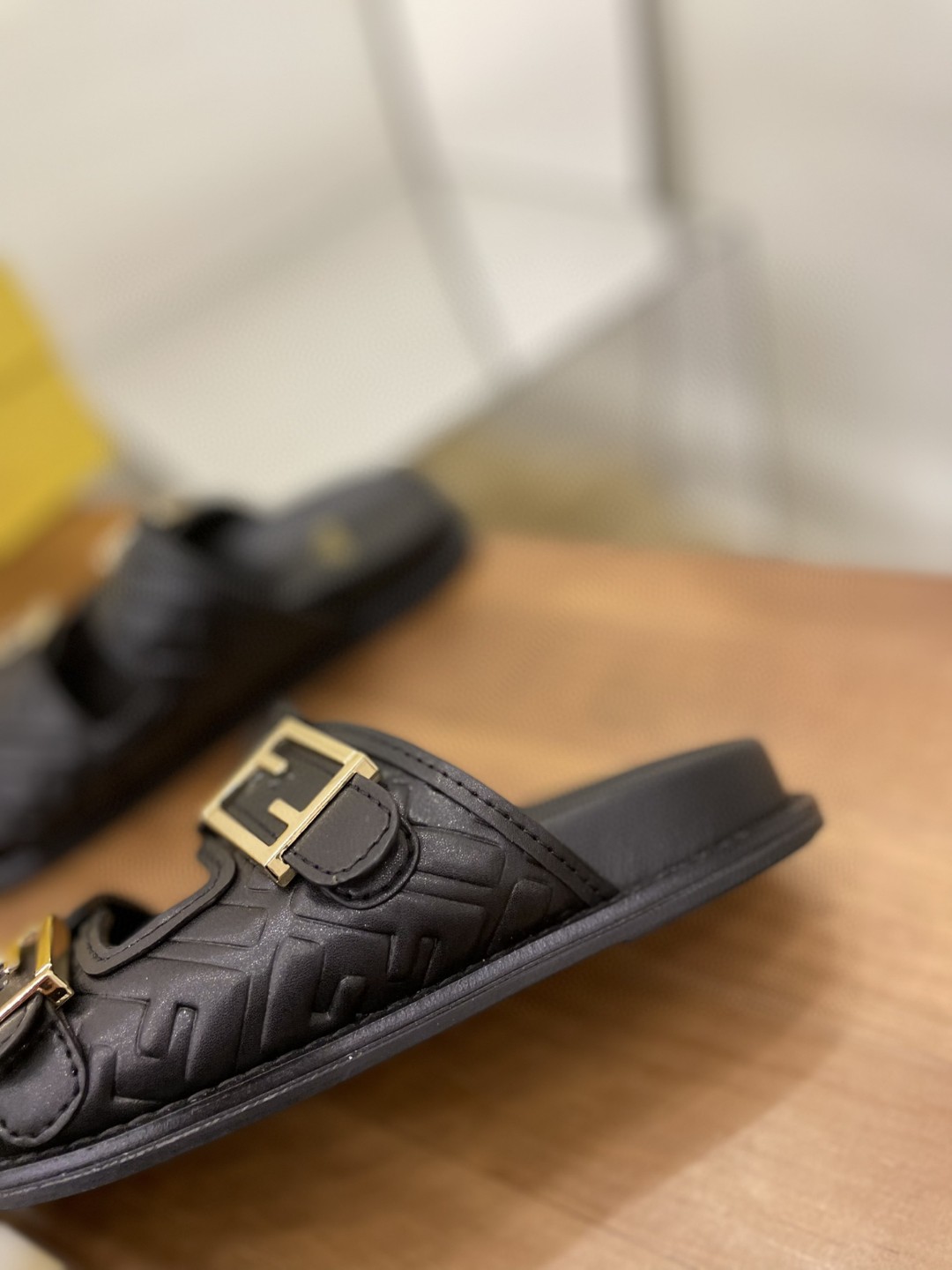 F**di Feel Slides Black For Women