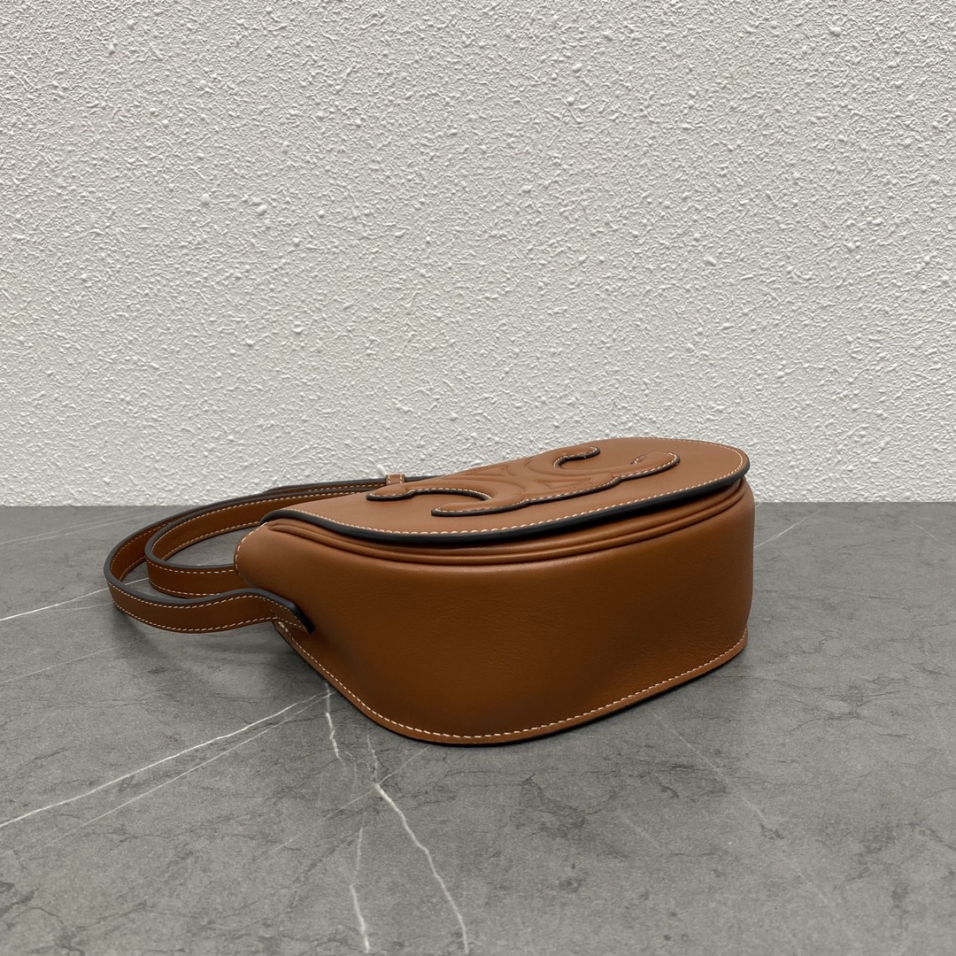 Ce1i*e Folco Cuir Triomphe Tan For Women 7in/19cm 198263DU3.04LU