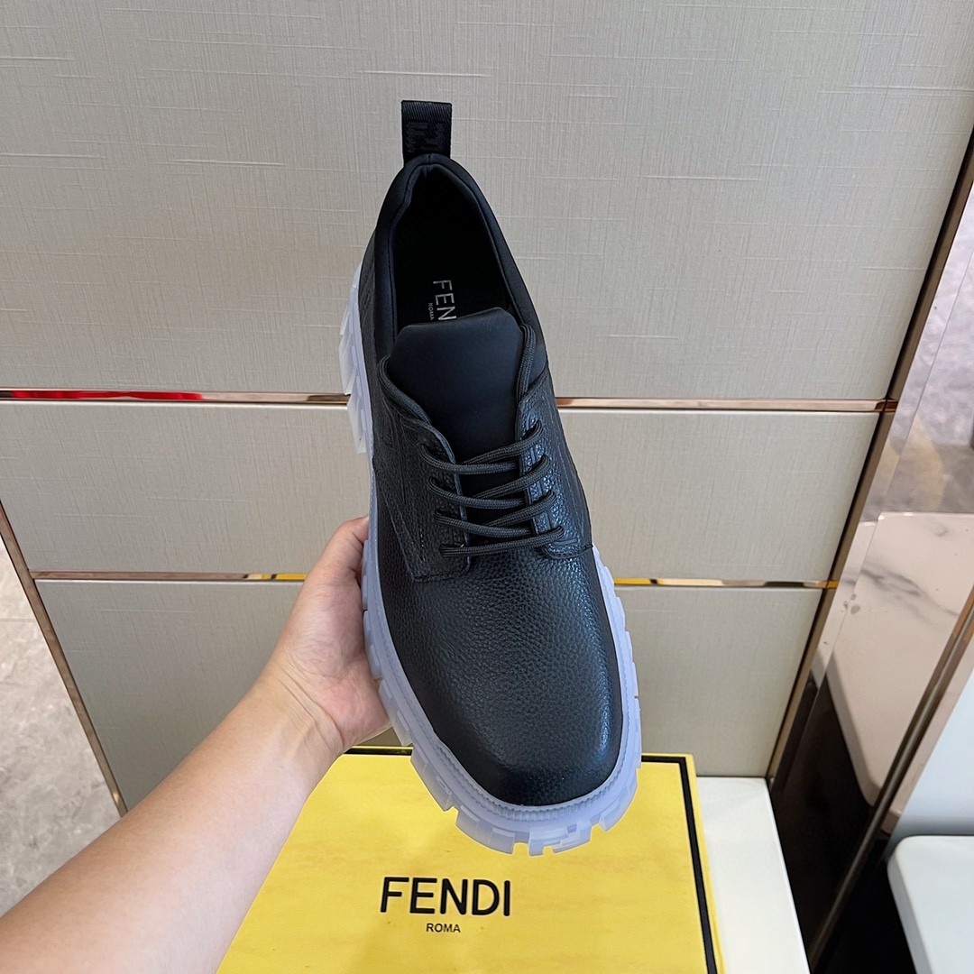 F**di Force Black Boots For Men