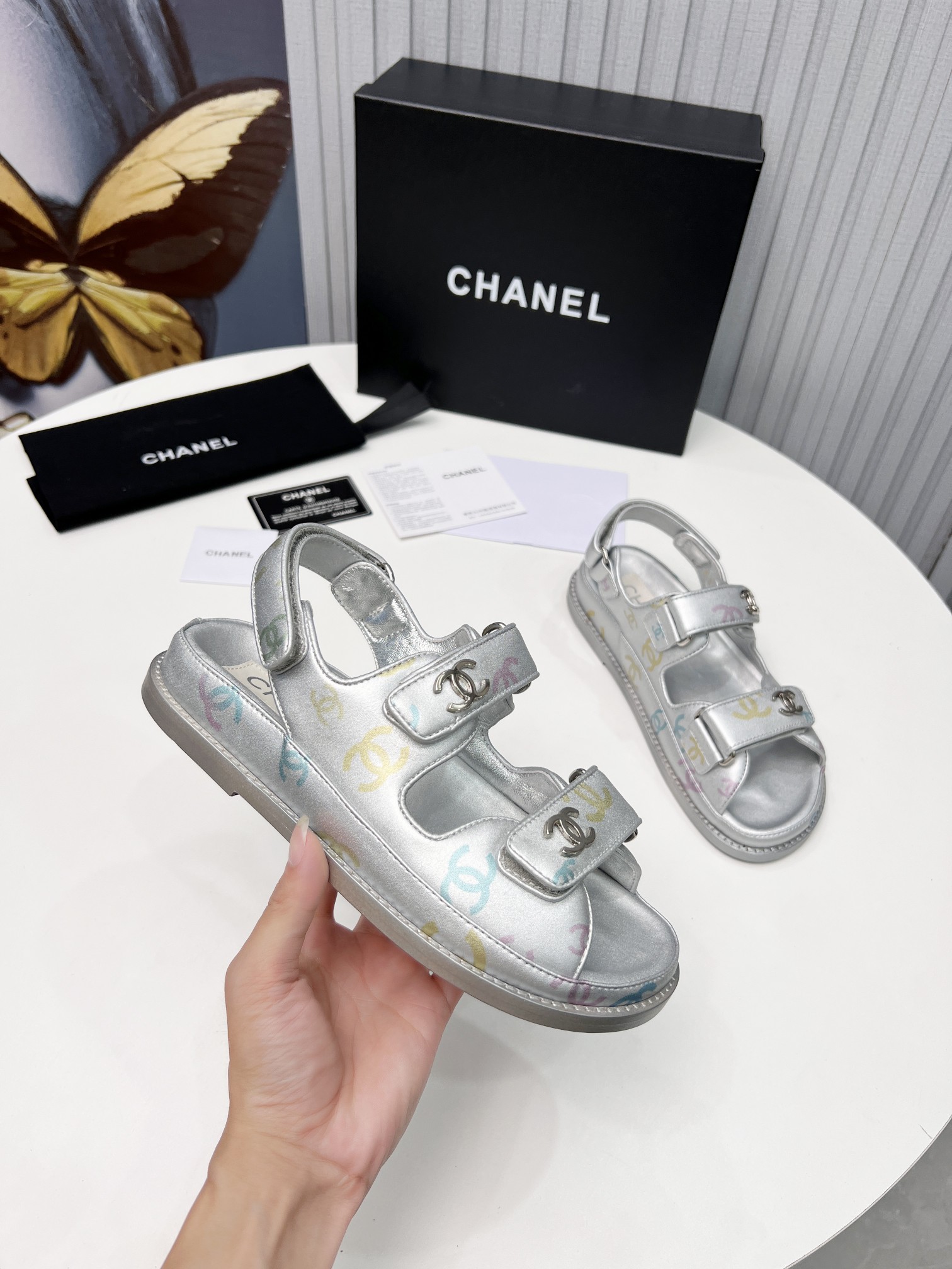 Ch**el Women’s Sandals Sliver For Women